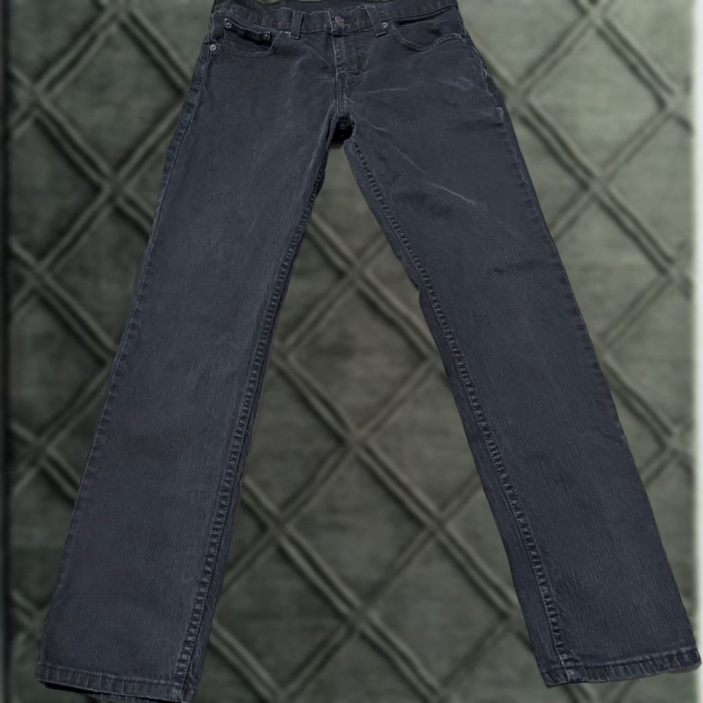 Levi's Levi's Jeans Men Black Denim Mid-Rise Classic Straight Zip Fly 29X30 511 Size US 29 - 1 Thumbnail