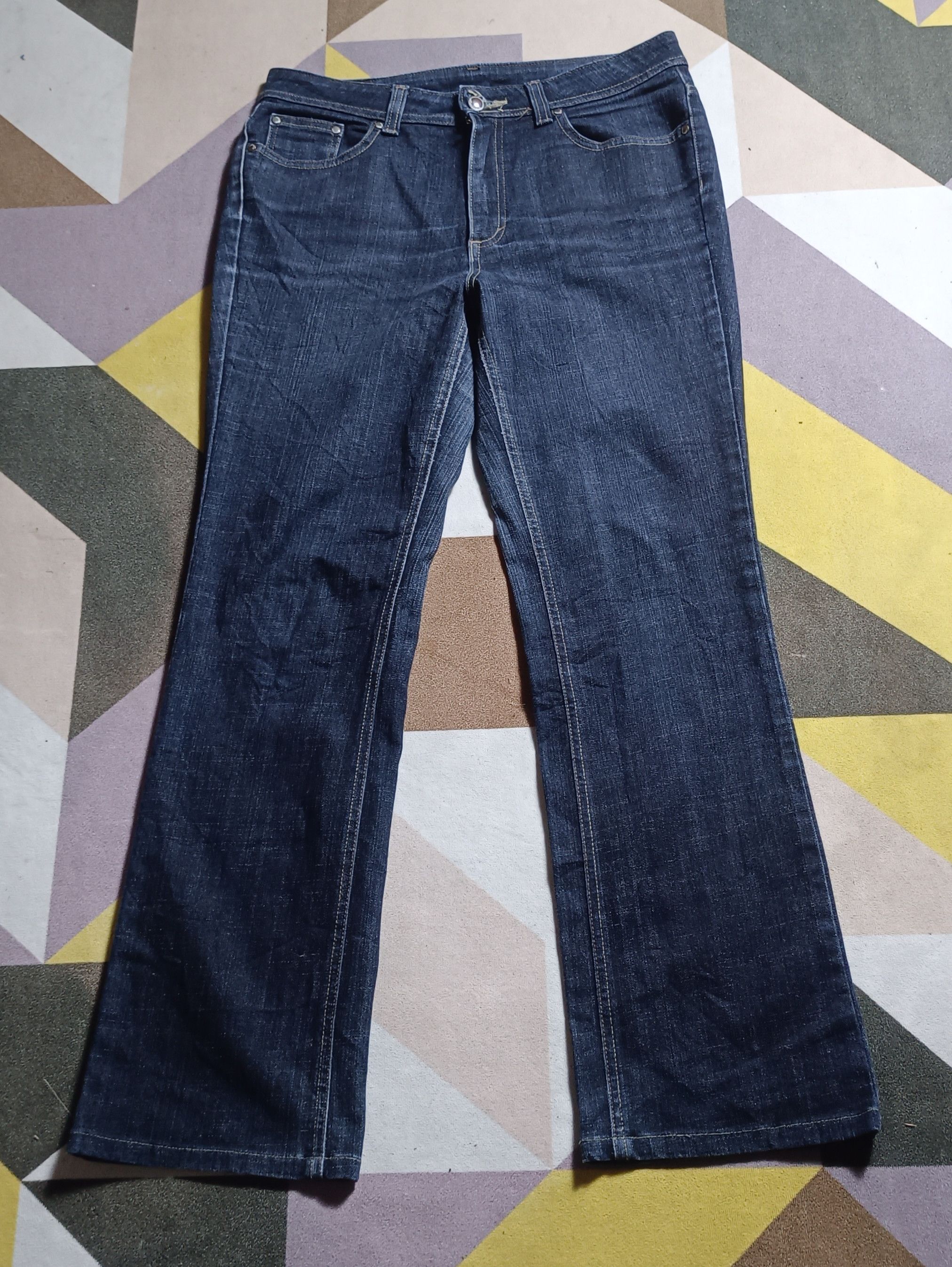 Edwin × Japanese Brand × Jean Flare💥 Miss Edwin International Basic Denim Jeans Size 32" / US 10 / IT 46 - 2 Thumbnail