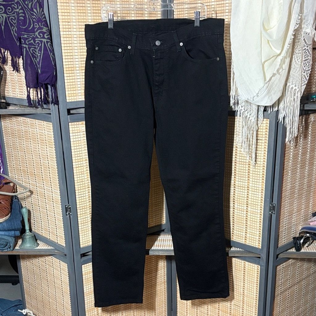 Levi's Levi's 541 Men's Straight Black Jeans Size US 36 / EU 52 - 1 Thumbnail