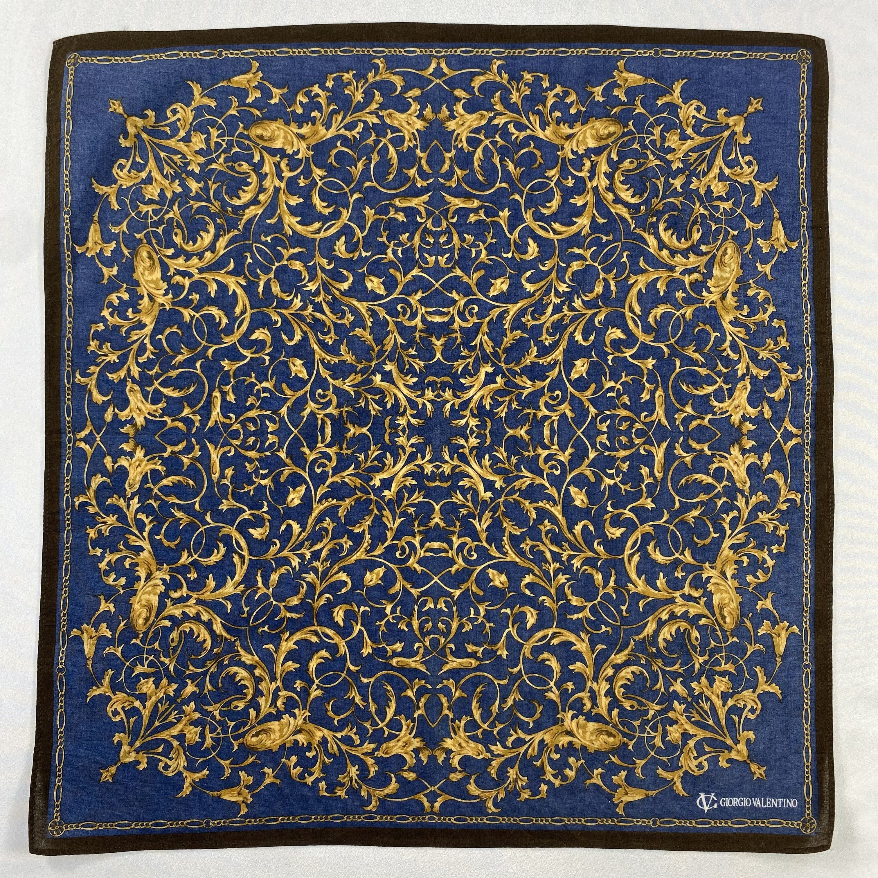 Vintage Giorgio Valentino Bandana/ Handkerchief / Neckerchief-P505 Size ONE SIZE - 1 Thumbnail