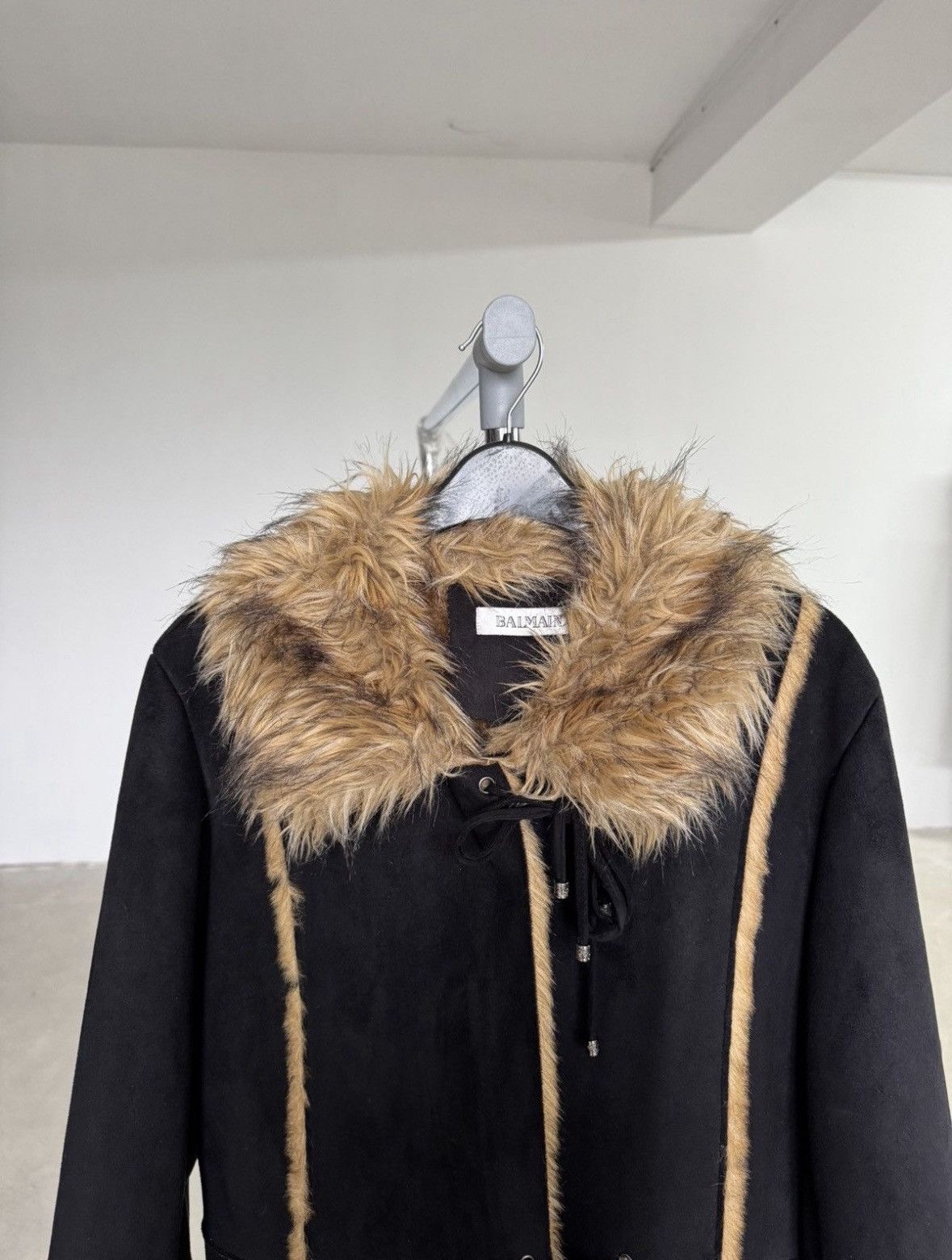 Balmain Vintage Balmain Sheepskin afgan penny lane coat Size S / US 4 / IT 40 - 2 Thumbnail