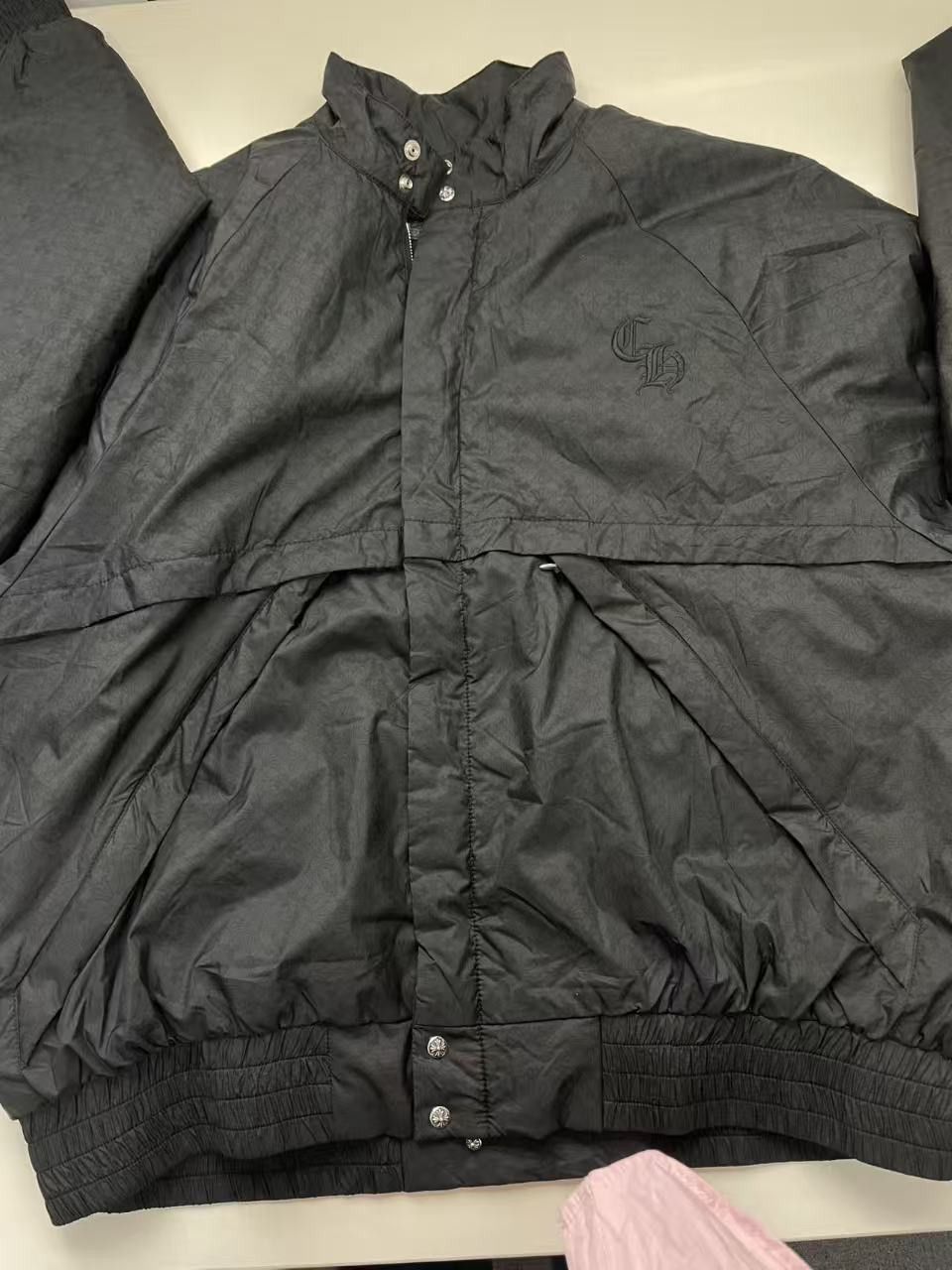 Chrome Hearts Chrome Hearts Tonal Monogram Cross Pattern Quilted Jacket Size US M / EU 48-50 / 2 - 11 Thumbnail