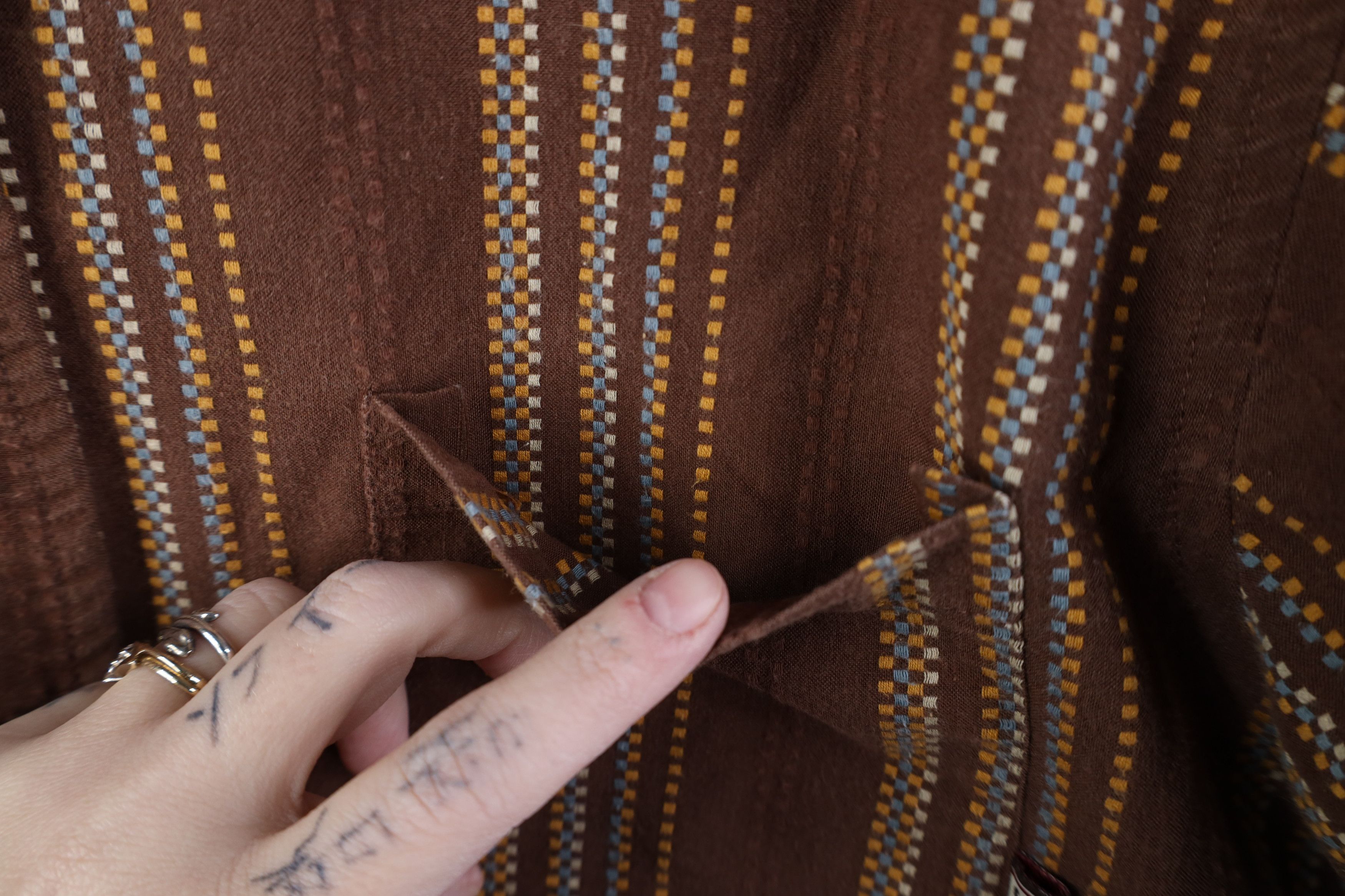 Vintage Vintage 90s Y2K Streetwear Striped Button Shirt Size US M / EU 48-50 / 2 - 5 Thumbnail