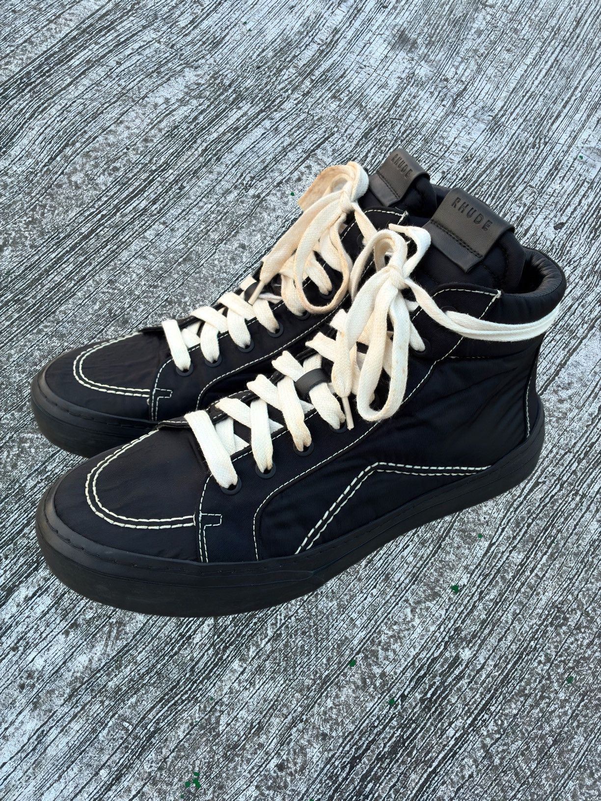 Rhude Rhude V1 High Sneaker in Black Size US 10 / EU 43 - 2 Thumbnail