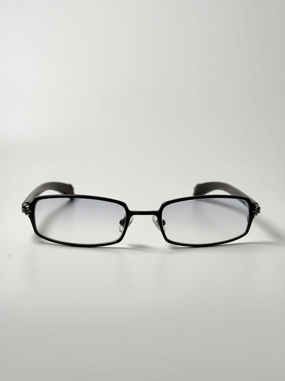 Chrome Hearts *RARE* Chrome Hearts Blank Frank Fleur wooden sunglass Size ONE SIZE - 5 Thumbnail