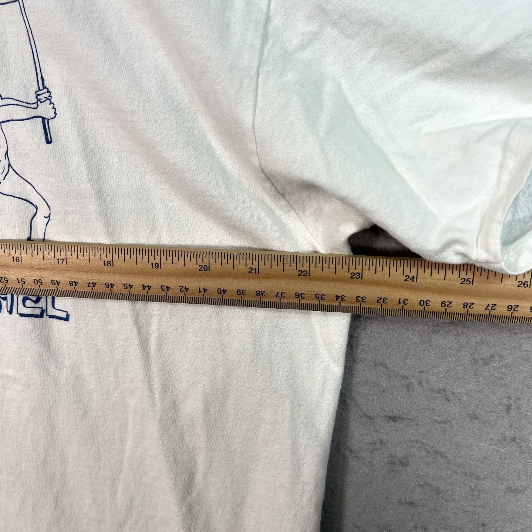 Hanes VINTAGE Hanes Happy 50th Israel Ahavath Beth Deli Days Graphic Tee Shirt Adult XL White Mens Size US XL / EU 56 / 4 - 2 Thumbnail