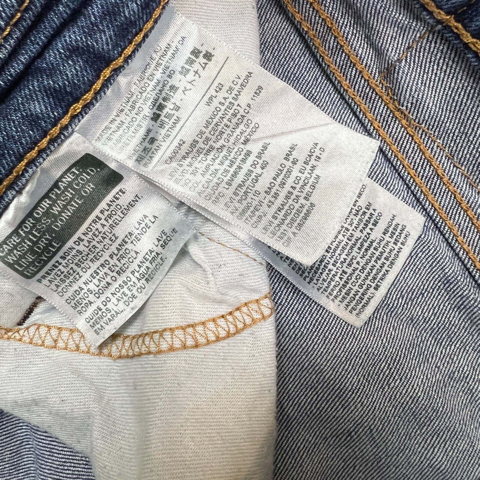 Levi's × Vintage Levi's 511 Jeans 32x32 Slim Fit Faded American Denim Pants Size US 32 / EU 48 - 9 Thumbnail