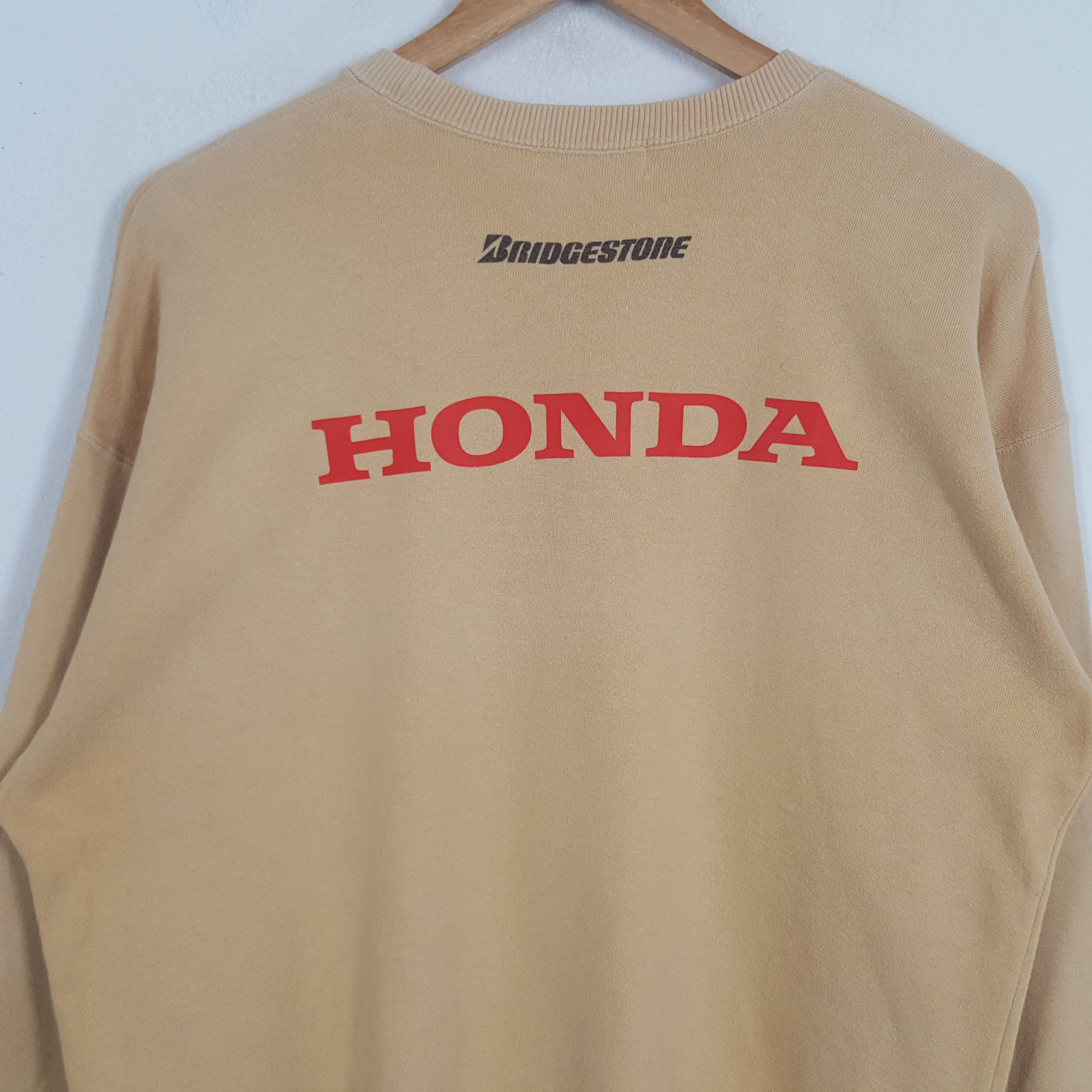 Honda × Vintage Vintage Honda Bridgestone Motorsports Sweatshirt Size US M / EU 48-50 / 2 - 2 Thumbnail