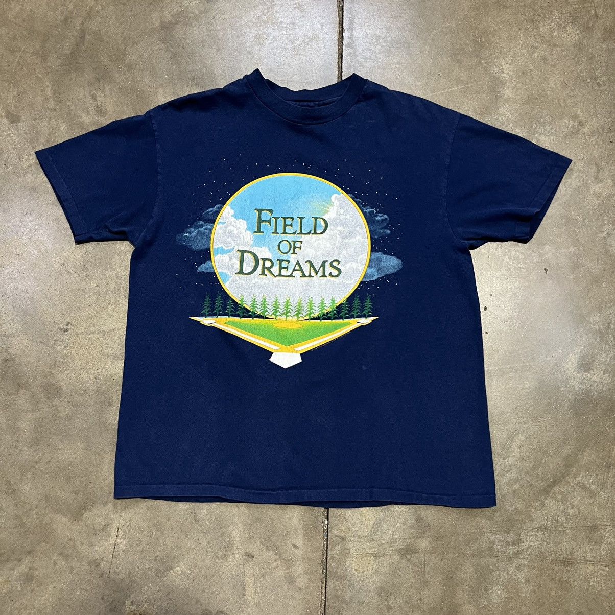 Hanes × Vintage Vintage 80s Field of Dreams Movie Promo Graphic Tee USA Made Size US XL / EU 56 / 4 - 1 Thumbnail