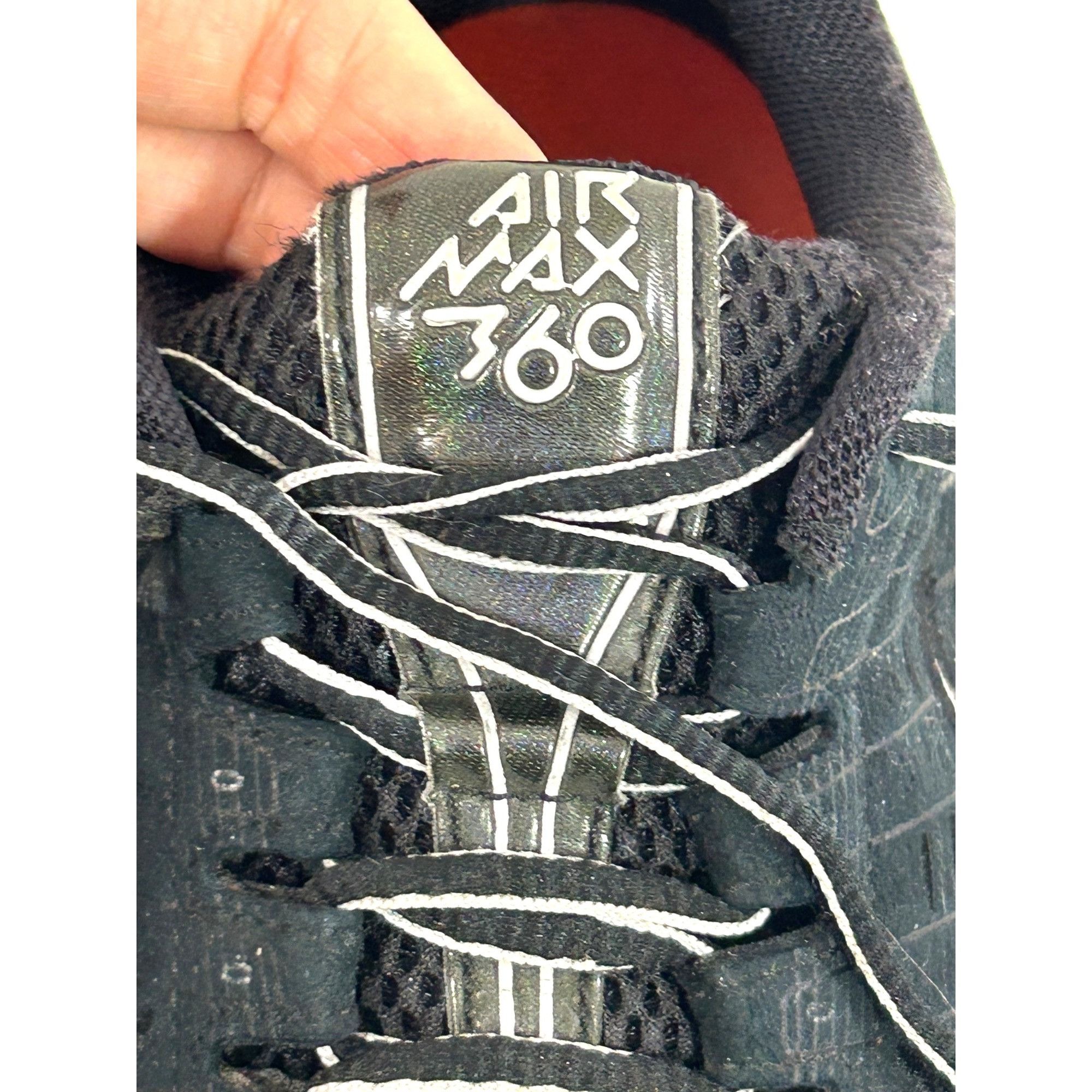 Nike Nike Air Max 360 Vtg Men Running Shoes 2006 8.5 Black Metall Size US 8.5 / EU 41-42 - 7 Thumbnail