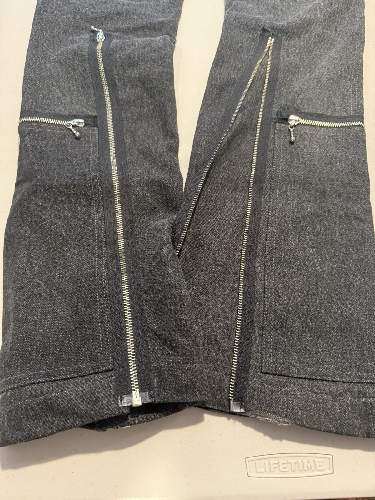Midnight Studios midnight studios| zipper jeans | shane gonzalez Size US 30 / EU 46 - 11 Thumbnail