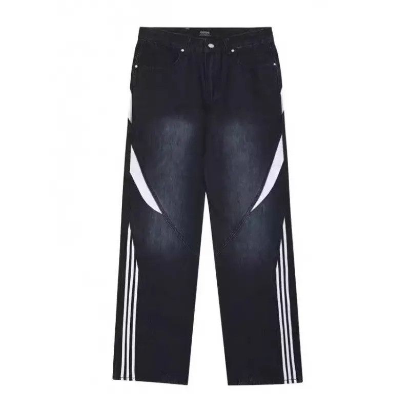 Japanese Brand Retro loose wide leg high street jeans Size US 32 / EU 48 - 5 Thumbnail