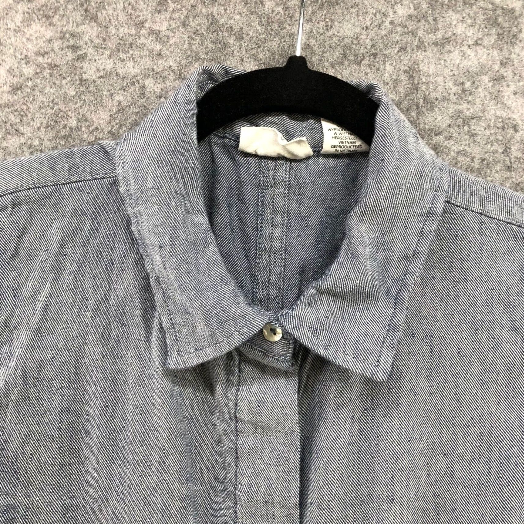 Nicole Miller VINTAGE Nicole Miller Linen Blend Shirt Dress Women Size 4 Sleeveless Mini Tie Waist Blue Casual Spring Summer Size S / US 4 / IT 40 - 5 Thumbnail