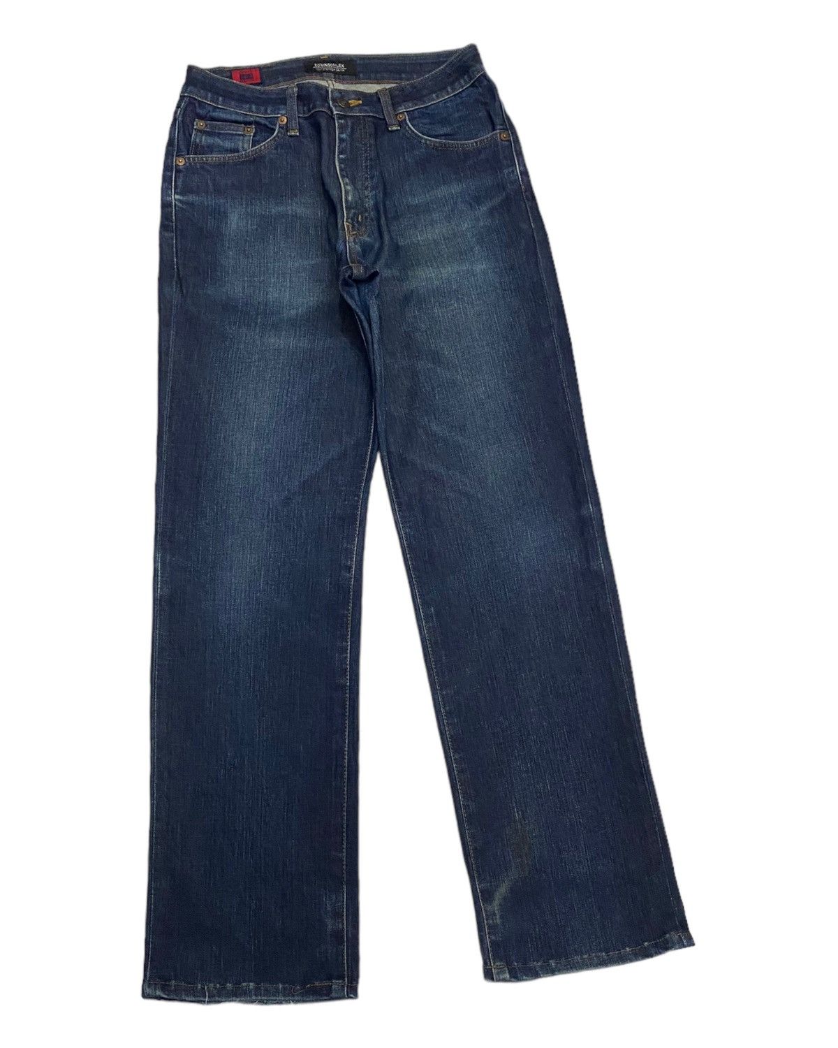 Edwin EDWIN 13oz 503 FLEX DISTRESSED DENIM JEANS JAPAN Size US 30 / EU 46 - 6 Thumbnail