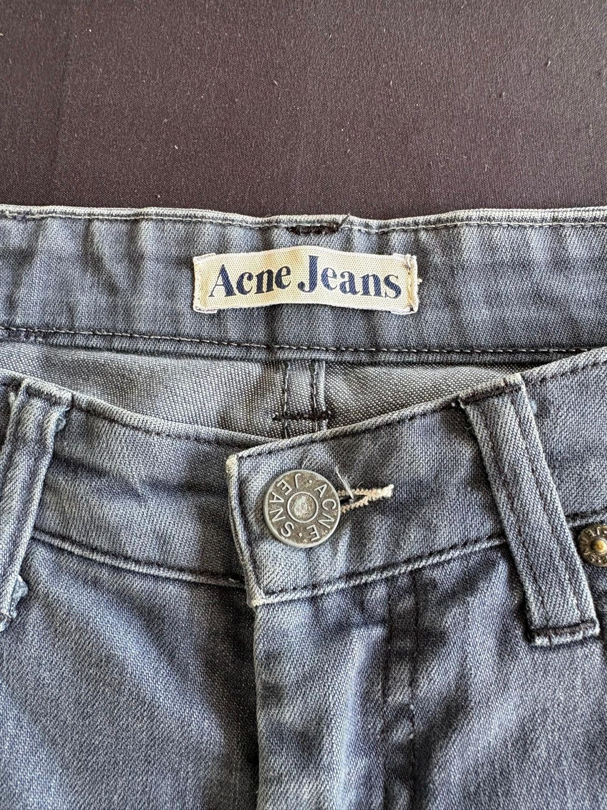 Acne Studios Vintage Faded Wash Acne Studios Skinny Slim Fit Jeans Denim Size 31" - 3 Thumbnail