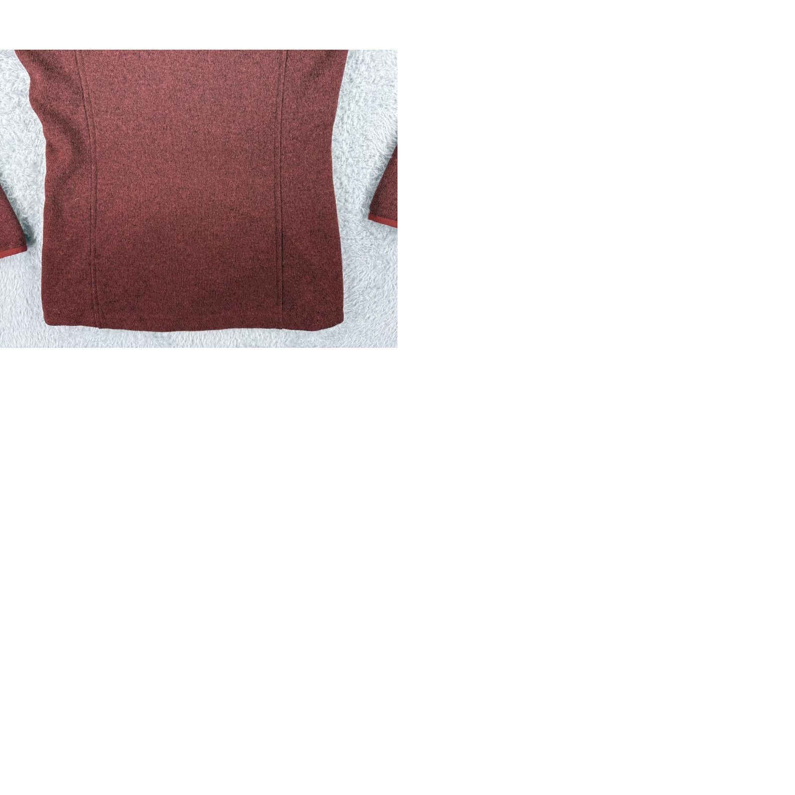 The North Face The North Face Jacket Womens XS Red Knit Shell Mock Neck Fleece Lined Size XS / US 0-2 / IT 36-38 - 10 Thumbnail