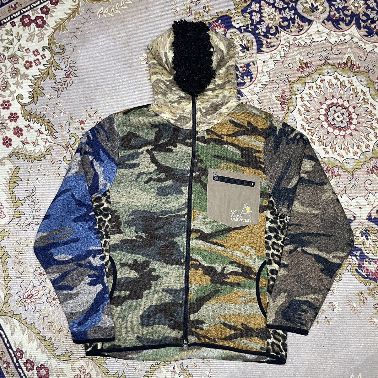 go slow caravan Rarely! Go Slow Caravan Mohock Fullzipper Hooded Jacket Size US M / EU 48-50 / 2 - 1 Thumbnail