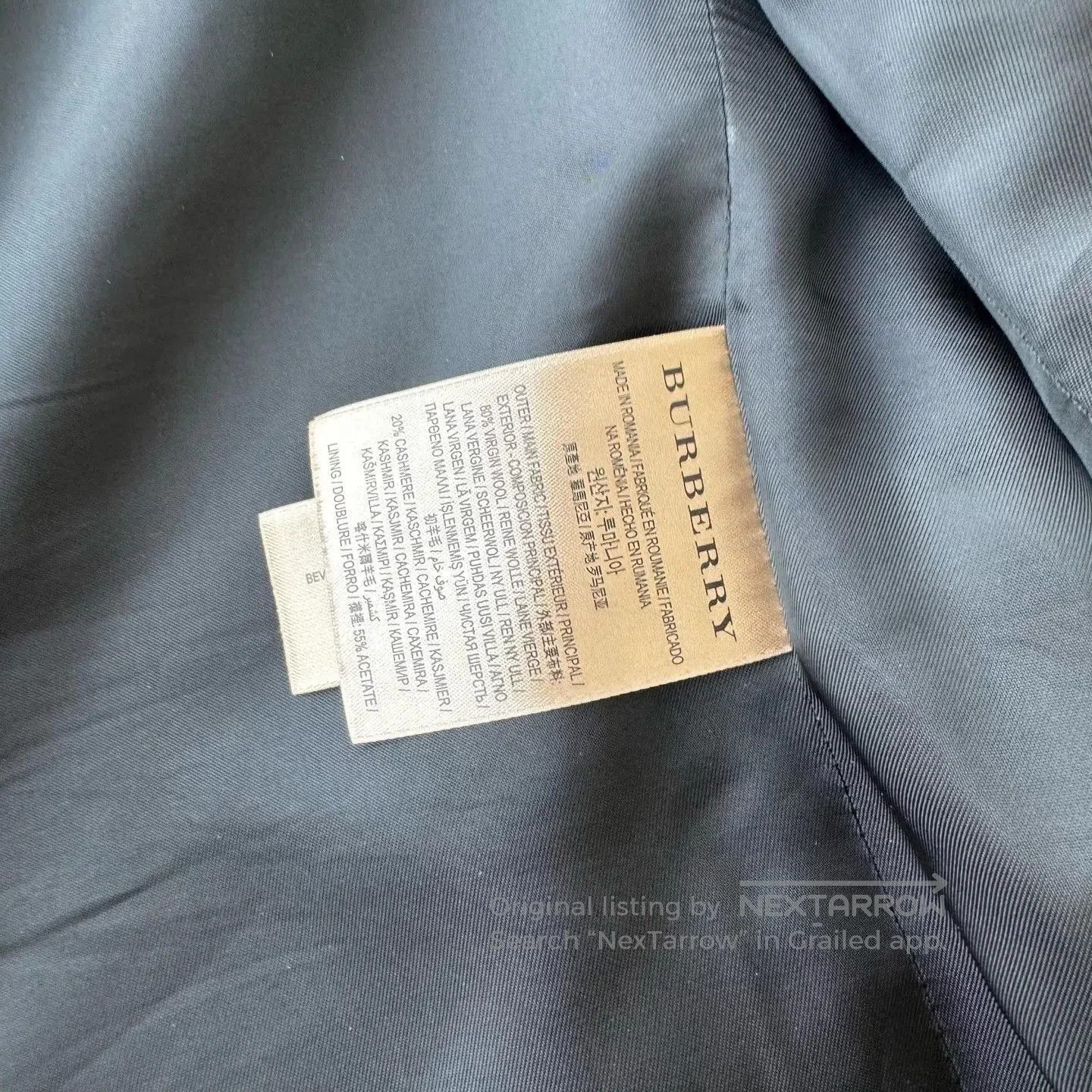 Other Beige Long Wool Blend Coat Size M. Size US M / EU 48-50 / 2 - 7 Thumbnail
