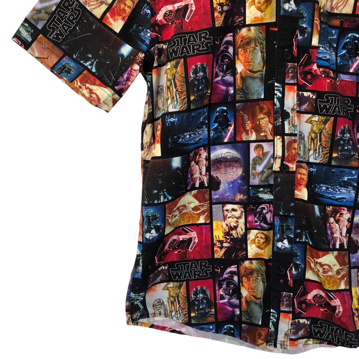 Star Wars Vintage Star Wars Button Ups Fullprint Shirt Size US M / EU 48-50 / 2 - 3 Thumbnail