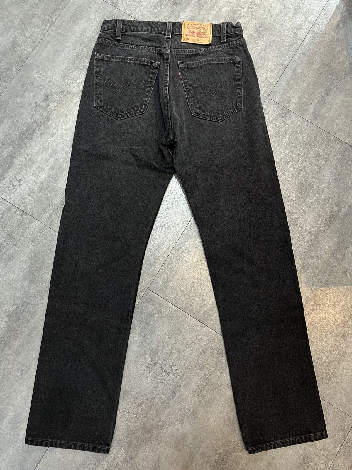Levi's Vintage Clothing Levi’s 505 black denim Size US 30 / EU 46 - 2 Thumbnail
