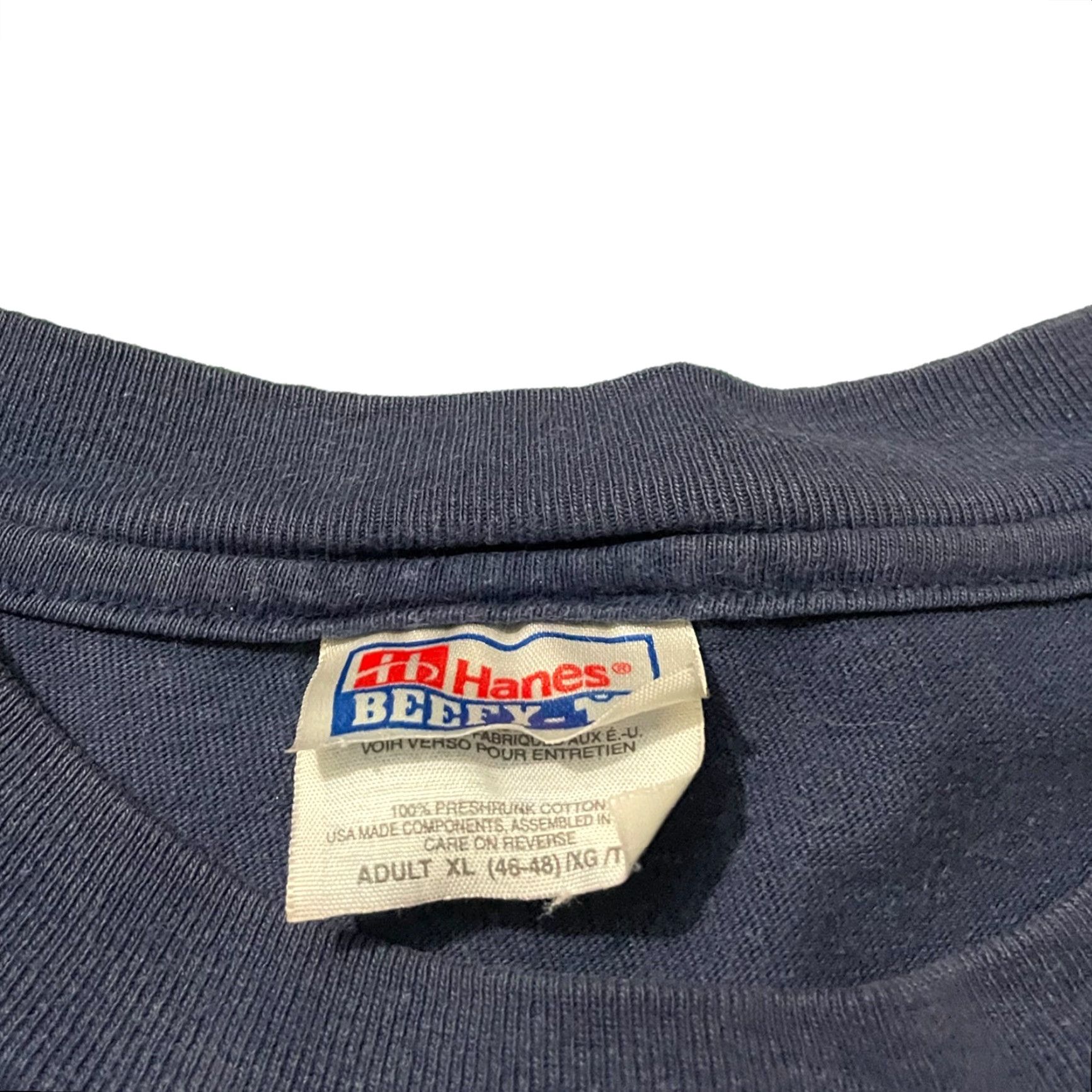 Hanes VINTAGE T SHIRT Blue 2001 Delaware All Star Football Game Blue Gold XL Men Short Sleeve Hanes Shirt Size US XL / EU 56 / 4 - 5 Thumbnail