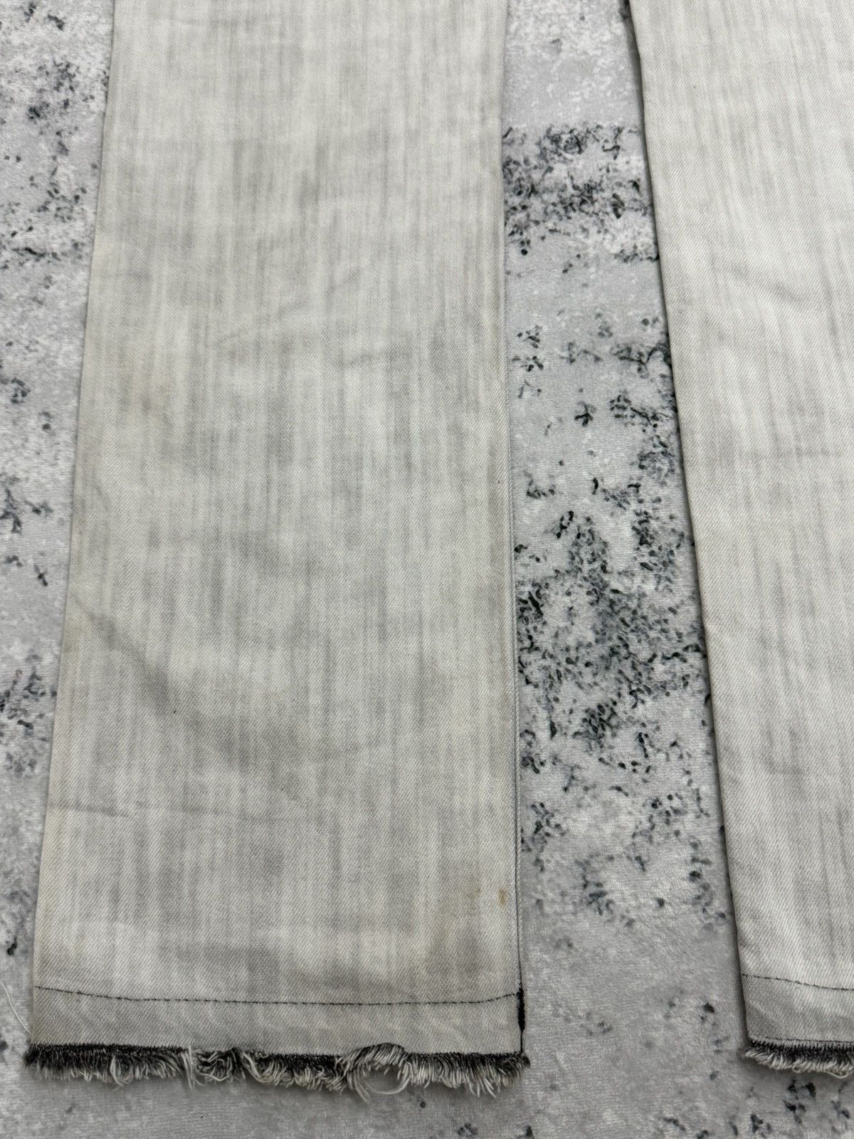 DKNY DKNY Double Waist Studs Released Hem Y2K Grey Straight Jeans Size US 32 / EU 48 - 15 Thumbnail