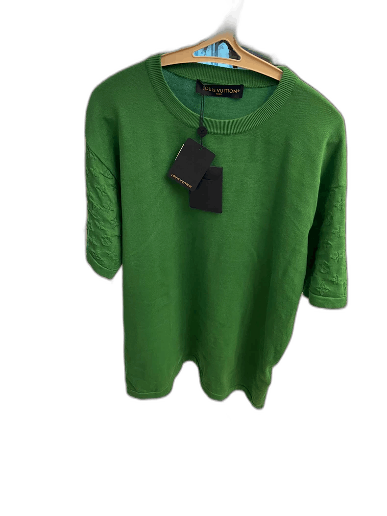 Louis Vuitton Louis Vuitton Green TShirt with Tags-2506 Size US XL / EU 56 / 4 - 1 Thumbnail
