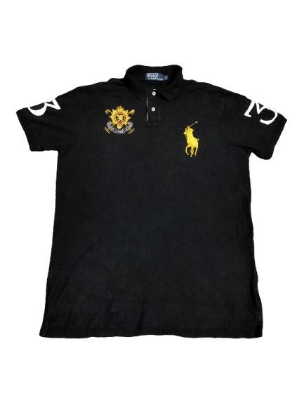 Polo Ralph Lauren × Vintage Vintage Polo Ralph Lauren Black Watch Polo Team Tee Size US L / EU 52-54 / 3 - 1 Thumbnail