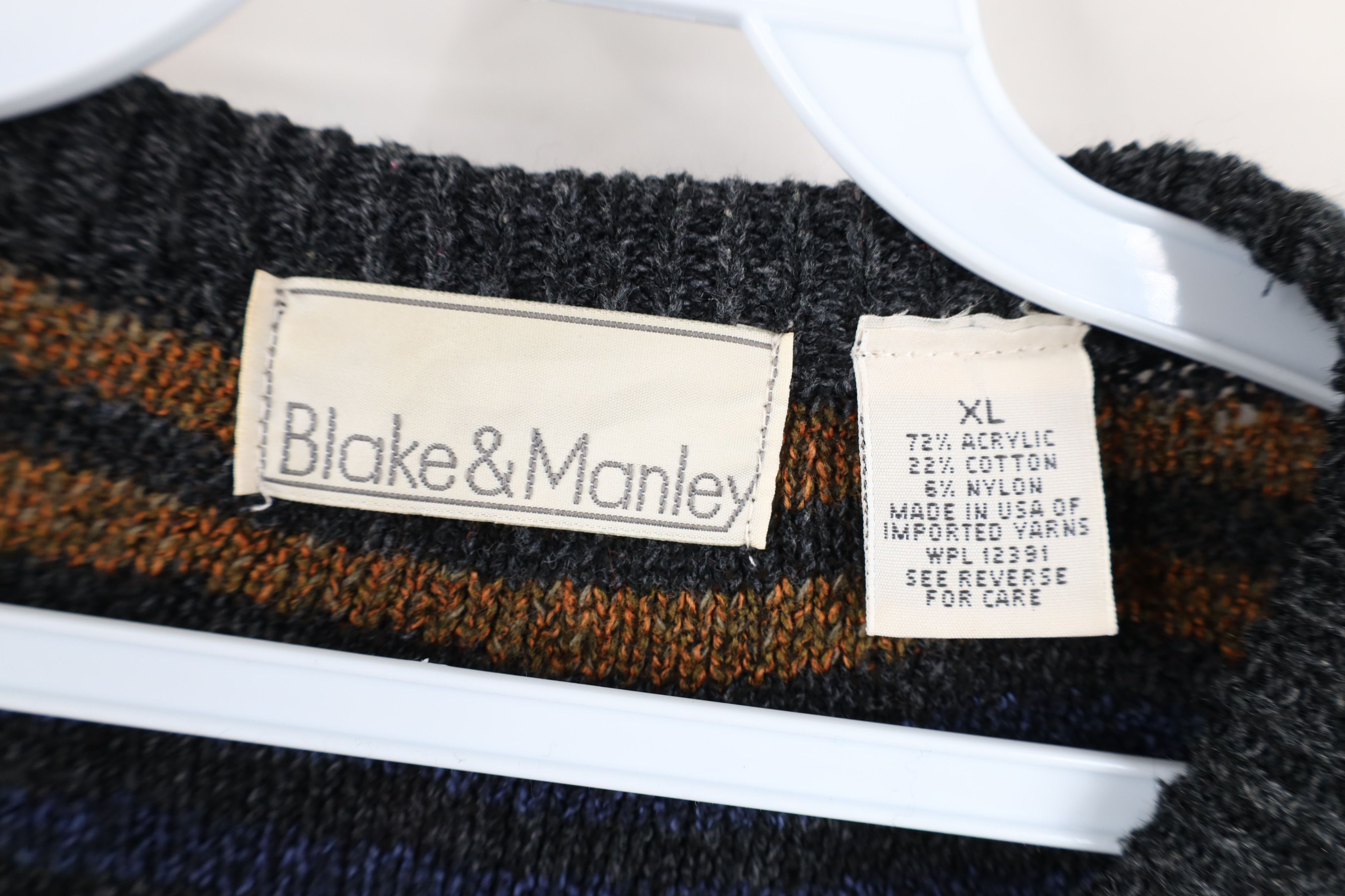 Vintage Vintage 90s Streetwear Cable Knit Crewneck Sweater USA Size US XL / EU 56 / 4 - 7 Thumbnail