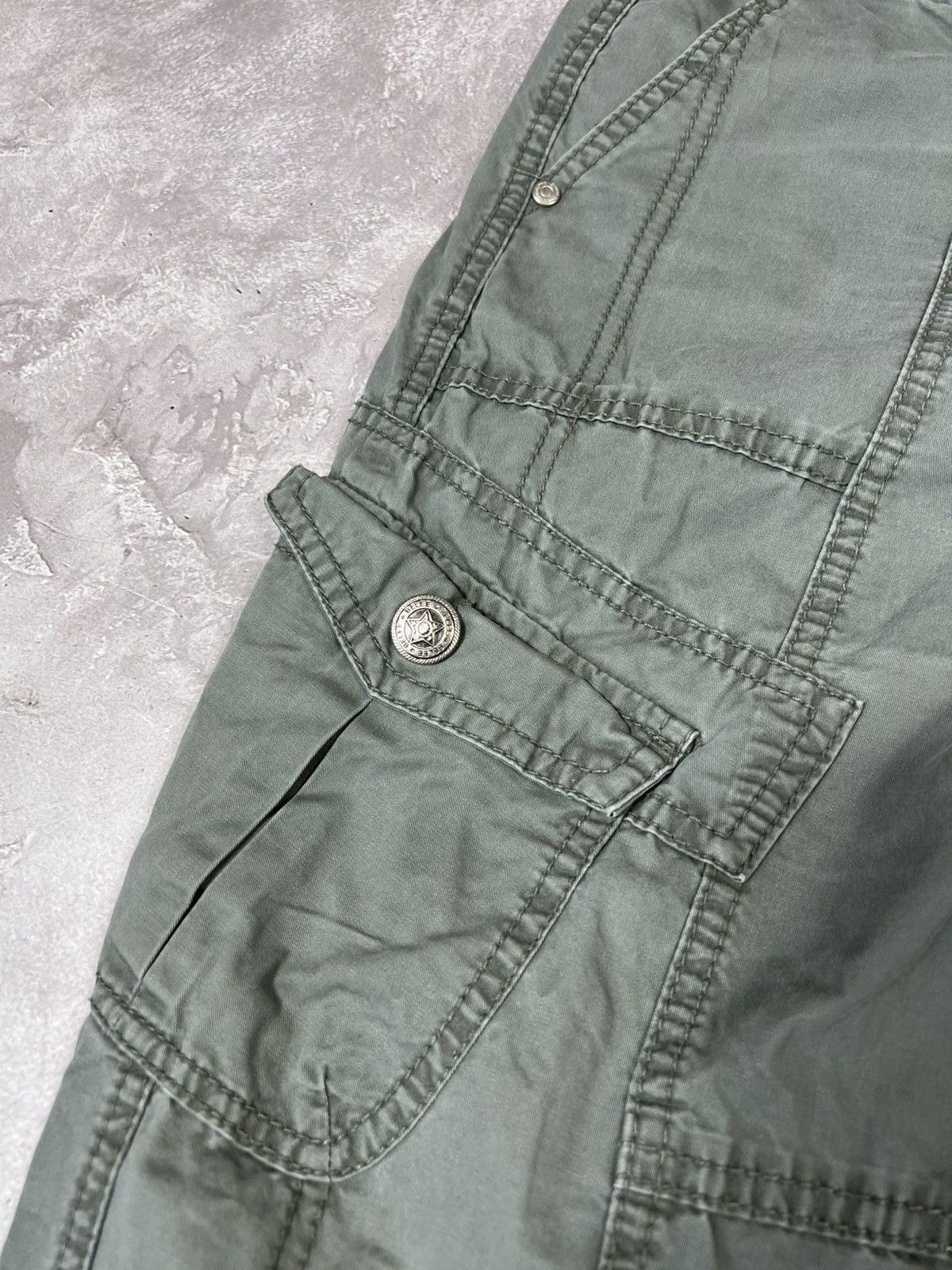 Other Vintage Baggy Parachute Y2k Junya Watanabe Style Fade Pants Size 40" / US 18 - 4 Thumbnail