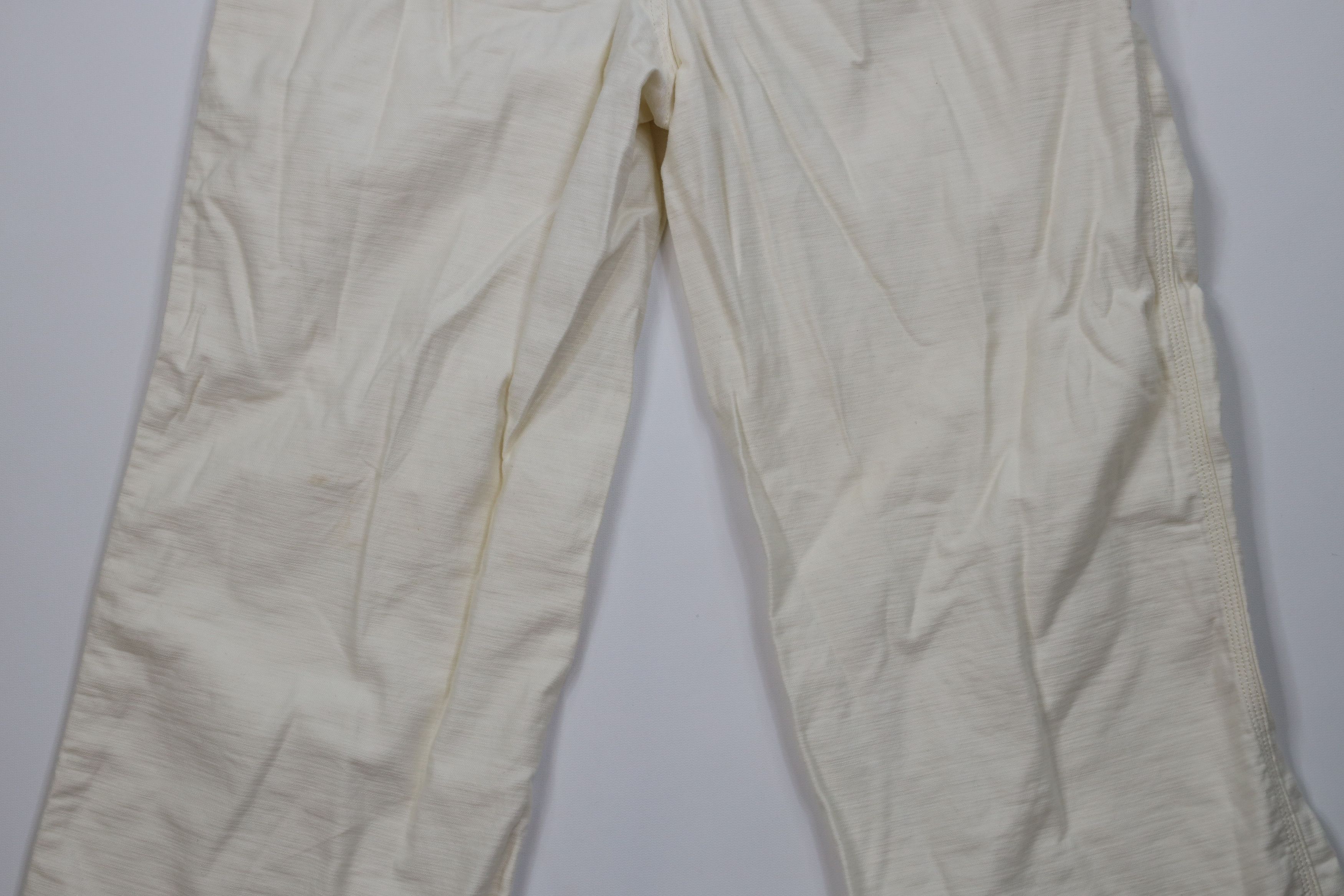 Patagonia Patagonia Flared Wide Leg Slub Woven Pants Cream Cotton Size 32" / US 10 / IT 46 - 11 Thumbnail
