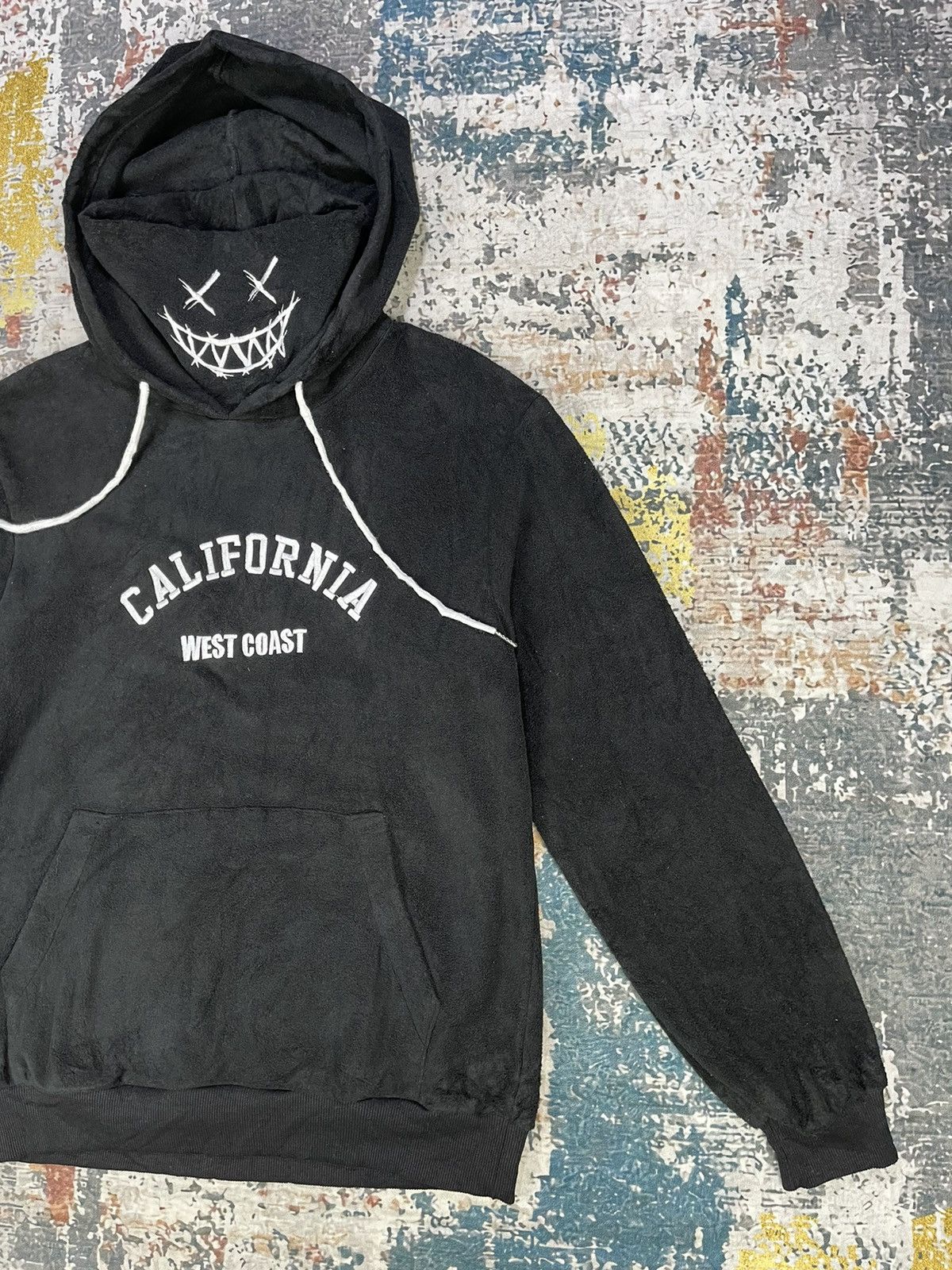 Japanese Brand Z|Man Embroidery Graphic Pull Over Turtleneck Hoodies Size US XS / EU 42 / 0 - 3 Thumbnail