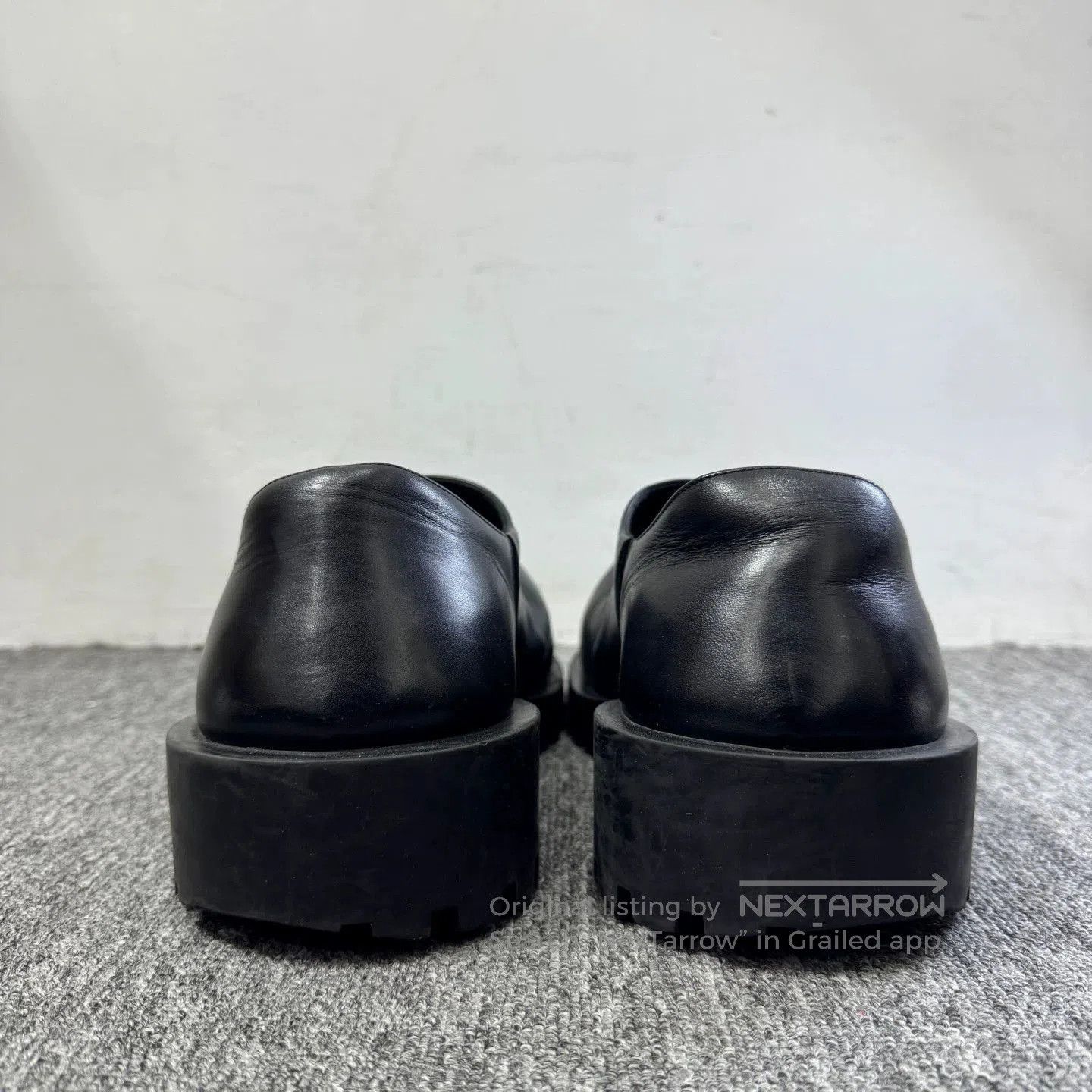 Balenciaga Black Chunky Sole Slip-On Shoes. Size US 8 / EU 41 - 3 Thumbnail