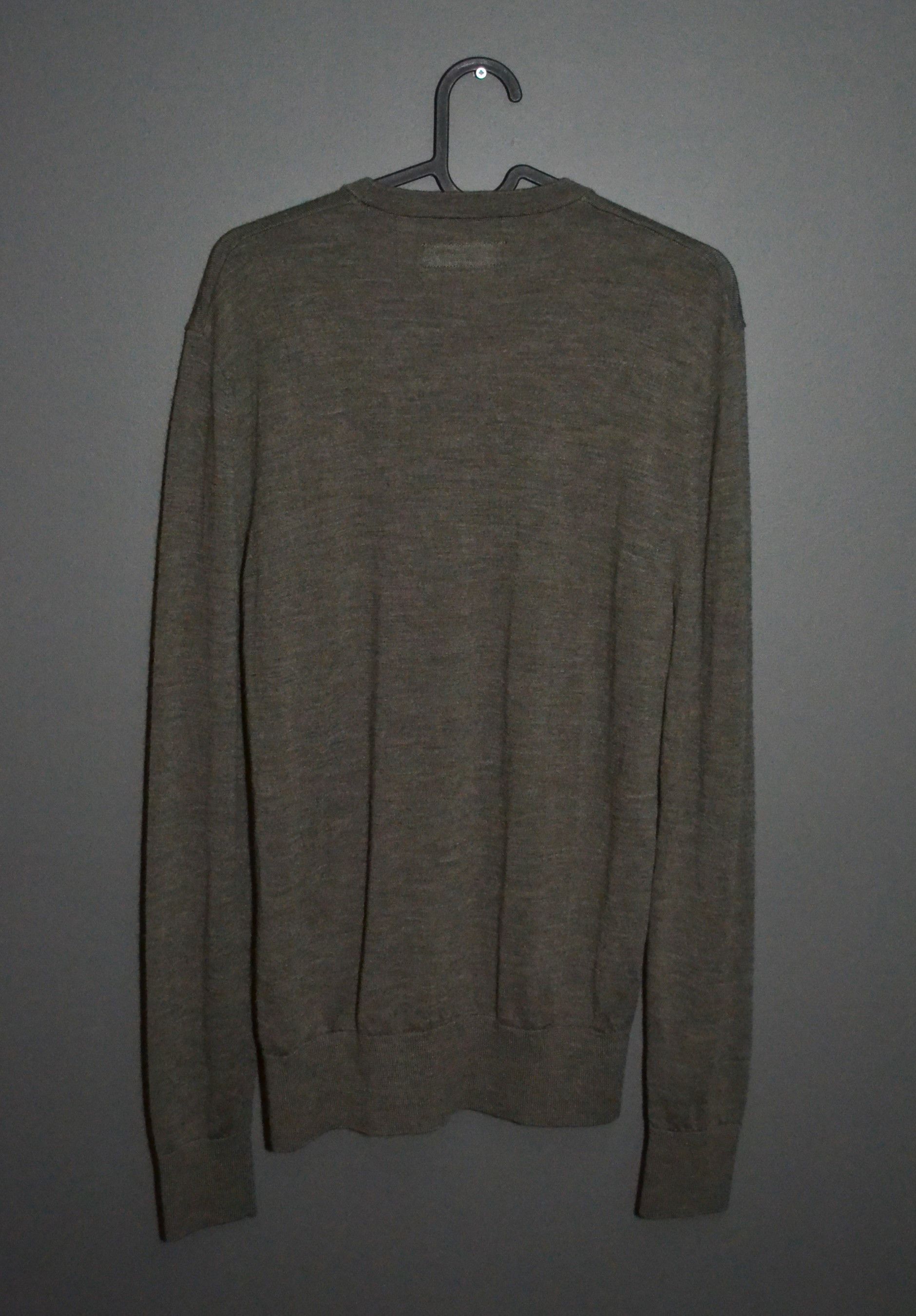 Allsaints AllSaints Mode Merino Crew Neck Ramskull Jumper M Greeb Size US M / EU 48-50 / 2 - 11 Thumbnail