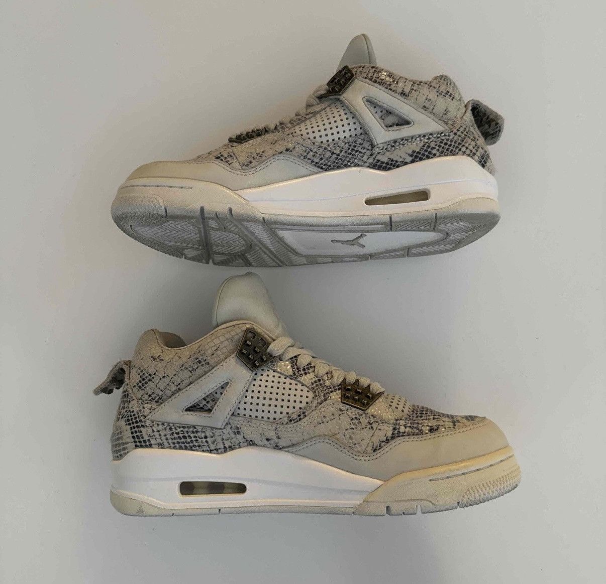 Jordan Brand Air Jordan 4 Retro Premium Snakeskin Python Size US 7 / EU 40 - 2 Thumbnail
