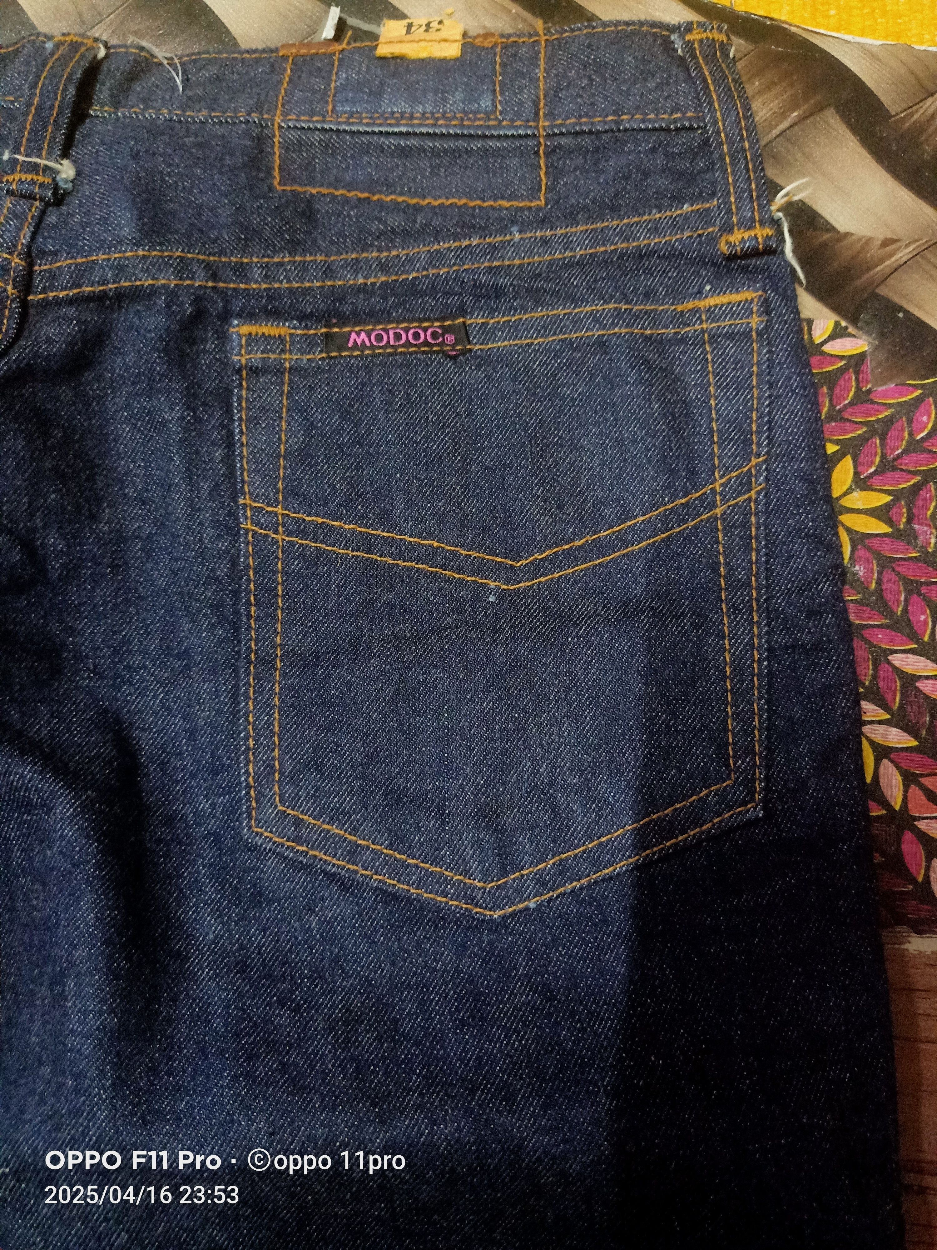 If Six Was Nine × Japanese Brand × Le Grande Bleu (L.G.B.) Modoc 90s Vtg Denim Flaredenim Loose Rise Rare Size US 32 / EU 48 - 4 Thumbnail