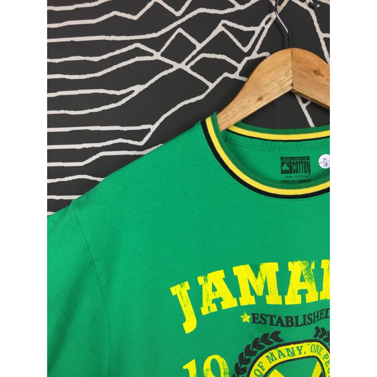 Vintage Sun Island Authentic West Indies Jamaica 1962 Ringer Tee Size US L / EU 52-54 / 3 - 4 Thumbnail