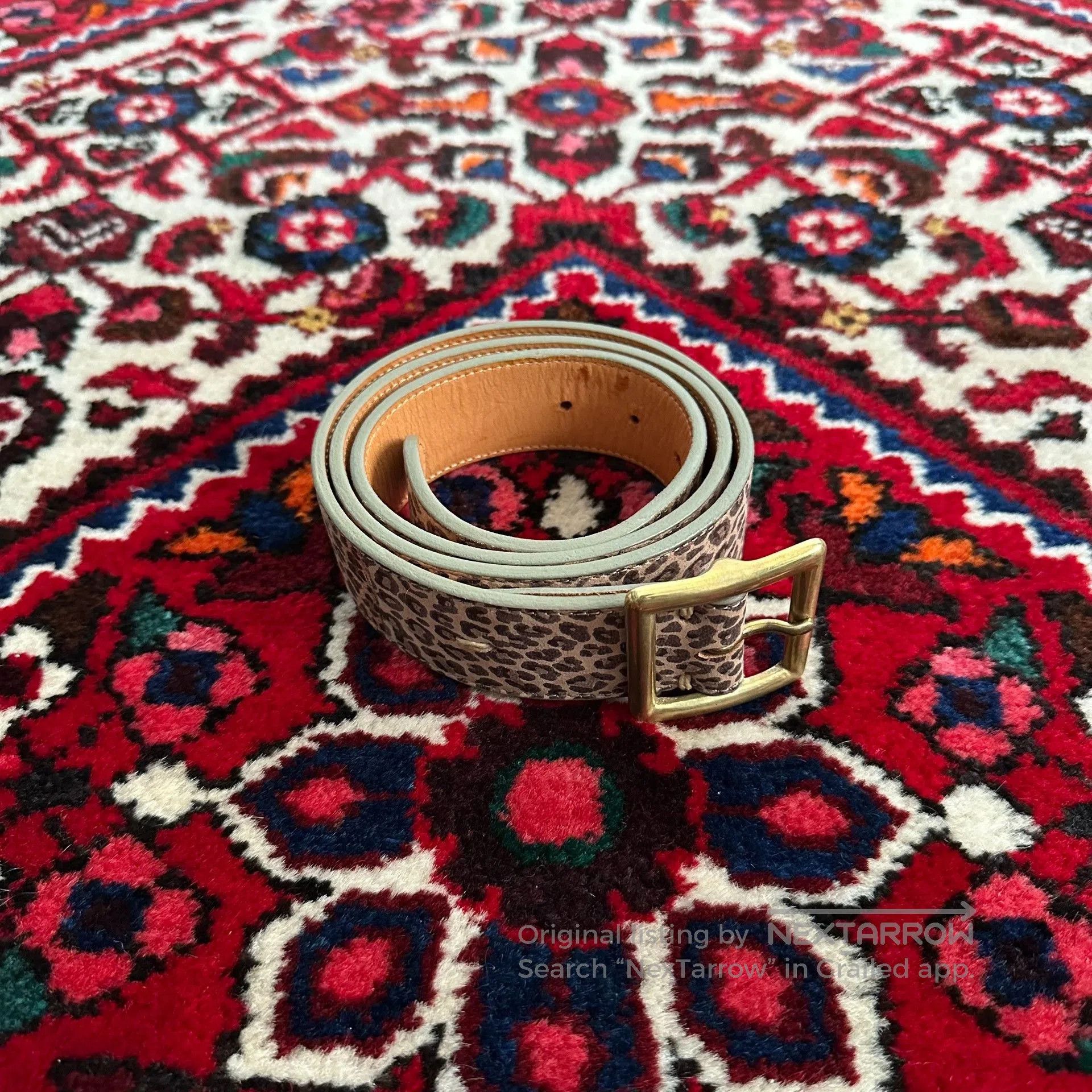 Visvim visvim 17ss Leopard Print Belt 36. Size ONE SIZE - 1 Thumbnail