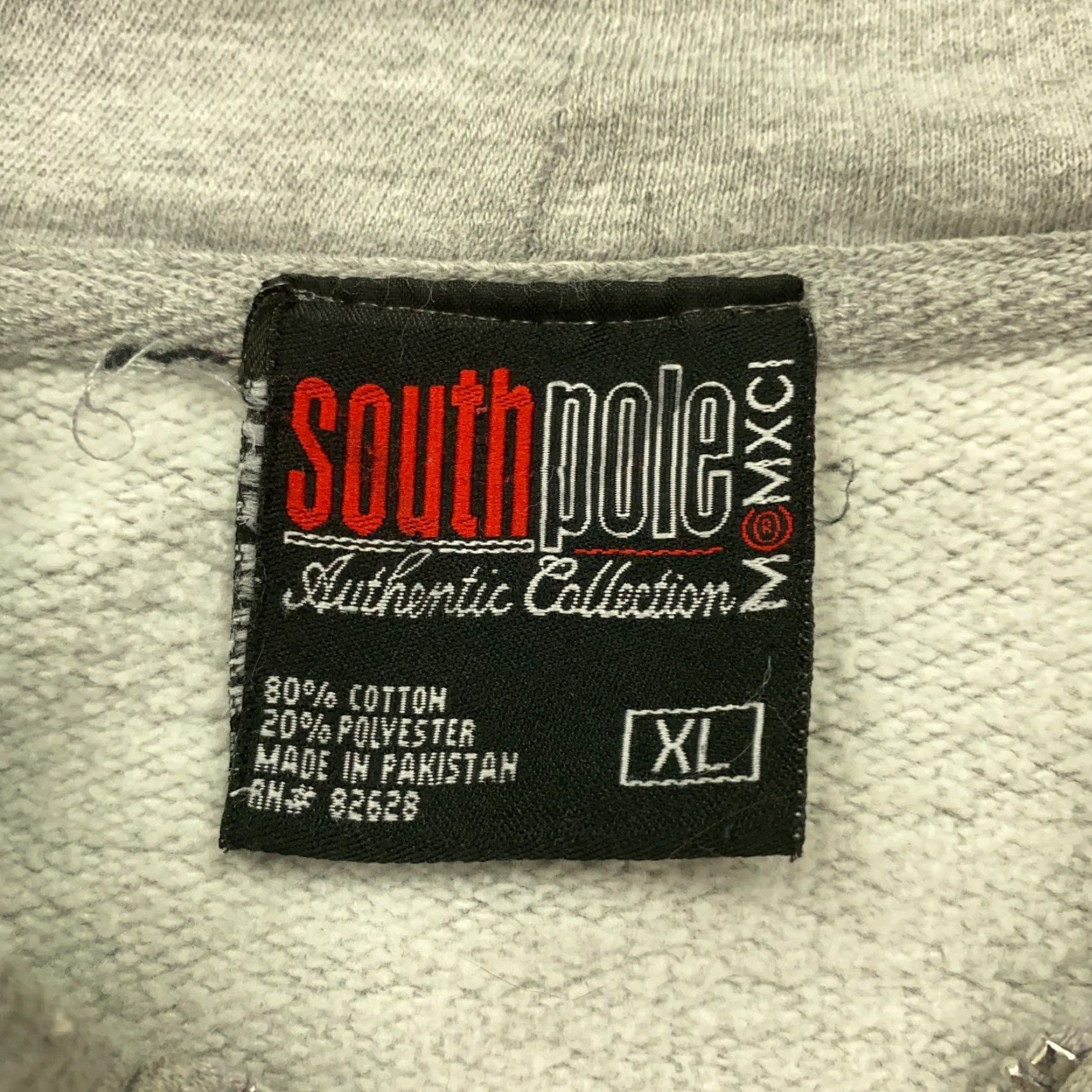 Southpole VINTAGE Southpole Hoodie Adult XL Gray Full Zip Grunge Graphic Print 90s Mens Hoodie Size US XL / EU 56 / 4 - 5 Thumbnail