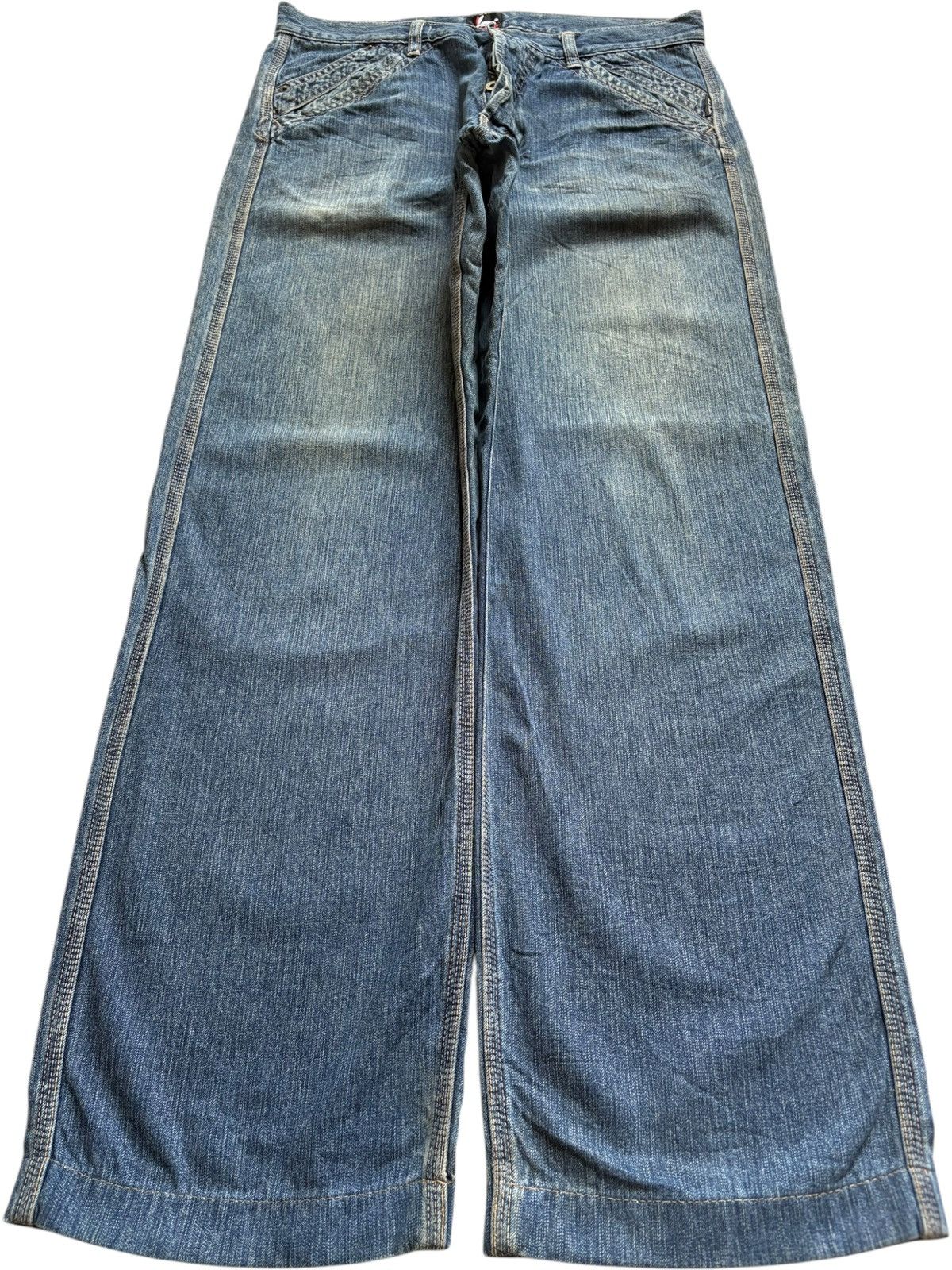 Paul Smith Red Ear Vintage Paul Smith Red Ear Distressed Loose Baggy Jeans Size US 32 / EU 48 - 1 Thumbnail