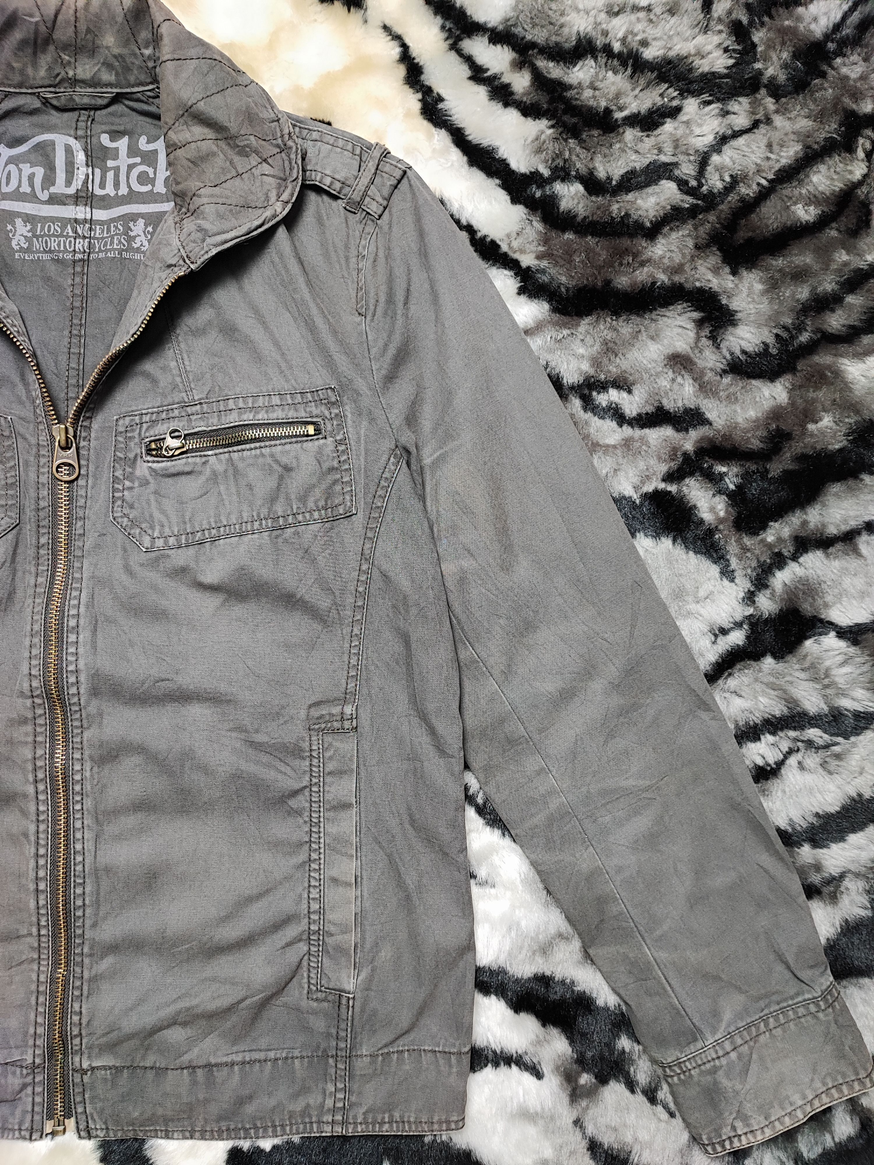 If Six Was Nine VON DUTCH MOTORCYCLE JACKET Size US L / EU 52-54 / 3 - 3 Thumbnail