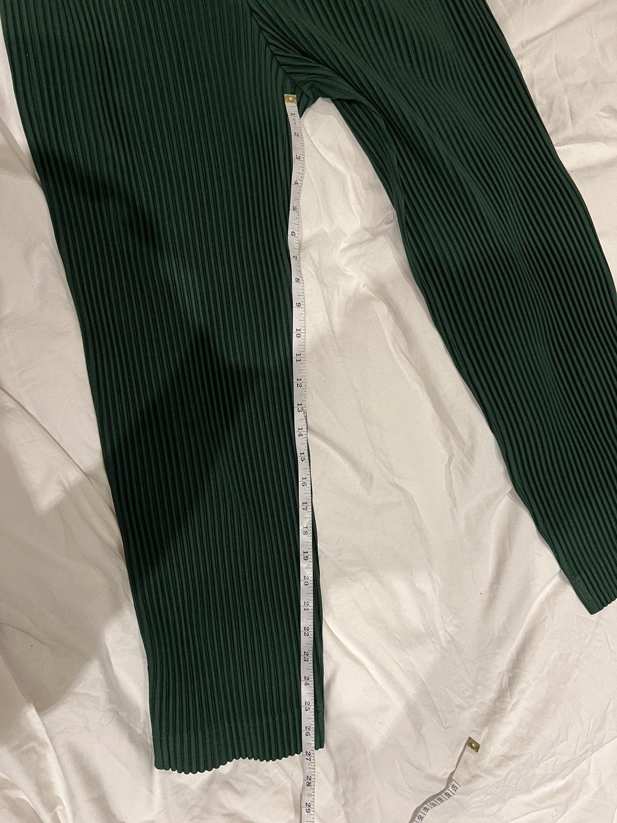 Issey Miyake HOMME PLISSÉ ISSEY MIYAKE Trousers Green Size 2 Medium Size US 33 - 13 Thumbnail