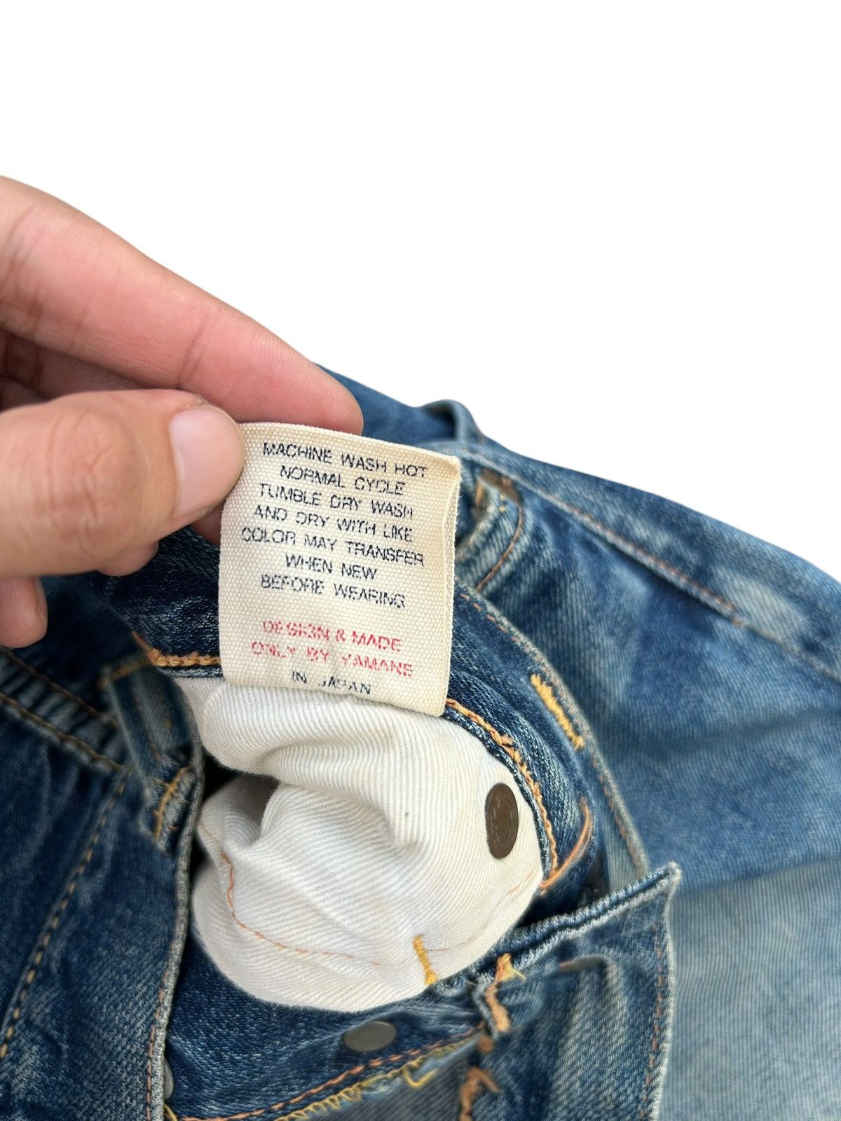 Kapital Thrashed Vintage Evisu Selvedge Denim Jeans Size US 28 / EU 44 - 8 Thumbnail