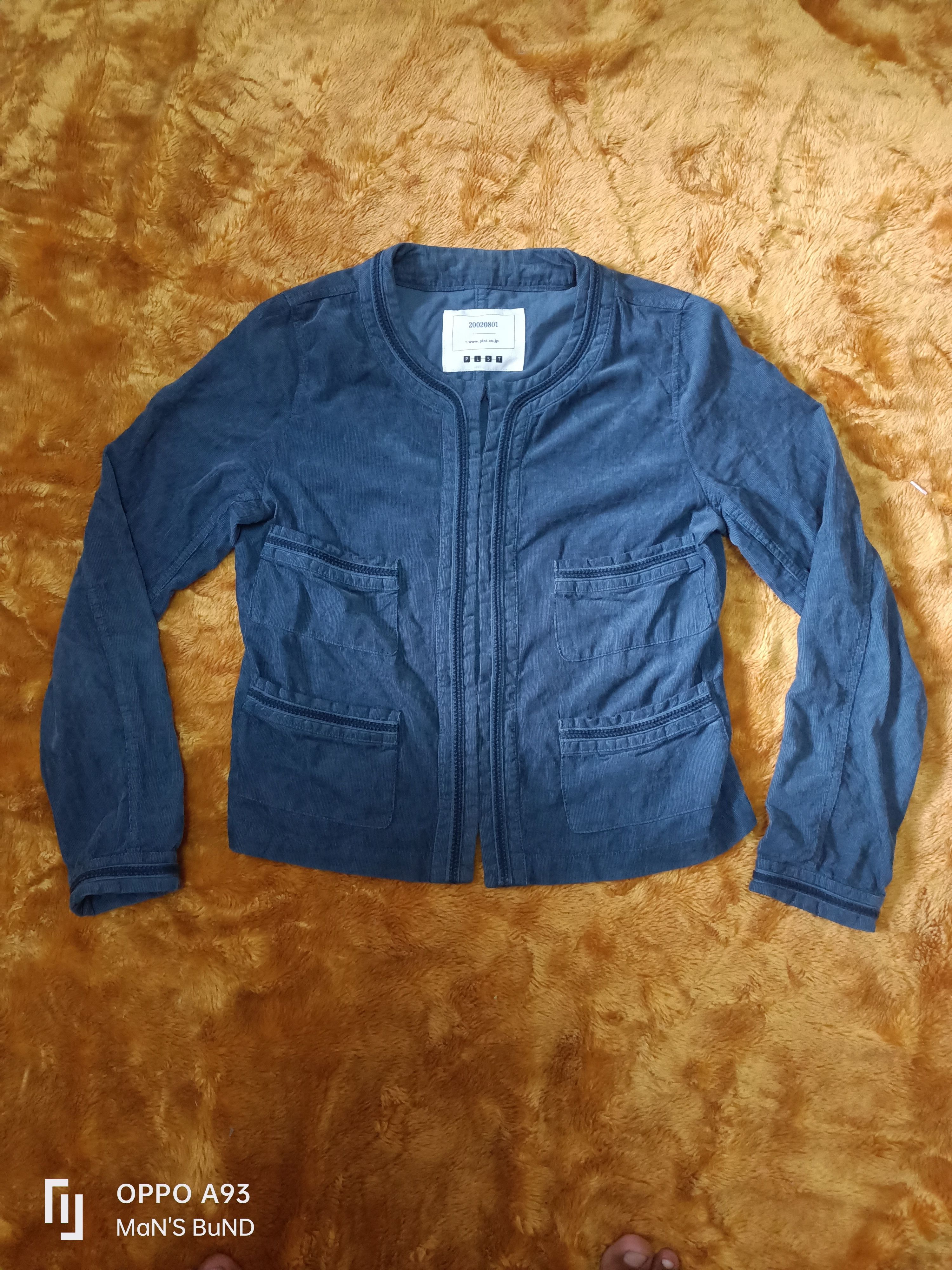 Issey Miyake × Vintage Vintage P-L-S-T ISSEY MIYAKE Corduroy Jacket Size S / US 4 / IT 40 - 1 Thumbnail