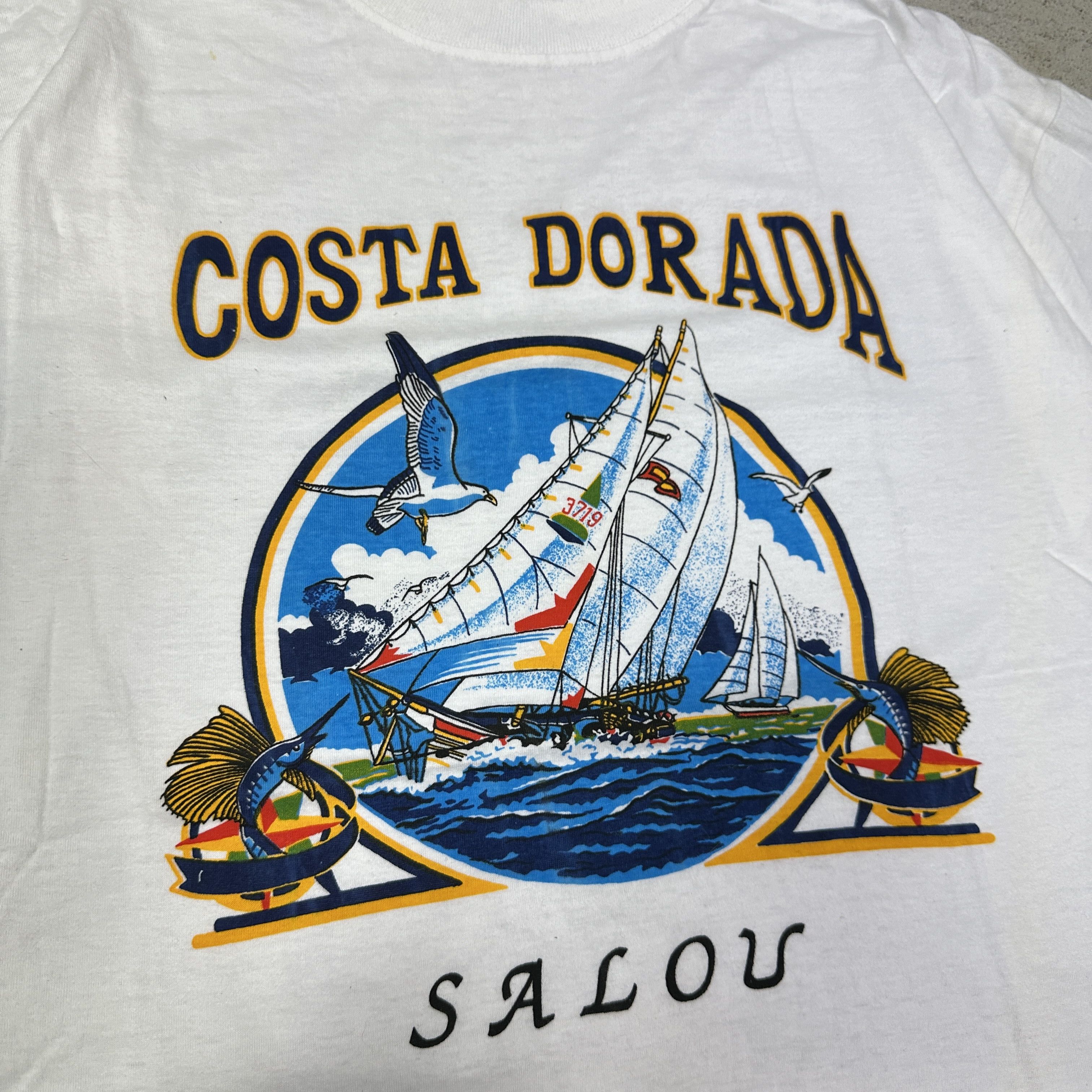 Vintage Vintage Streetwear Casual Costa Dorada 90s T-shirt Size US M / EU 48-50 / 2 - 2 Thumbnail