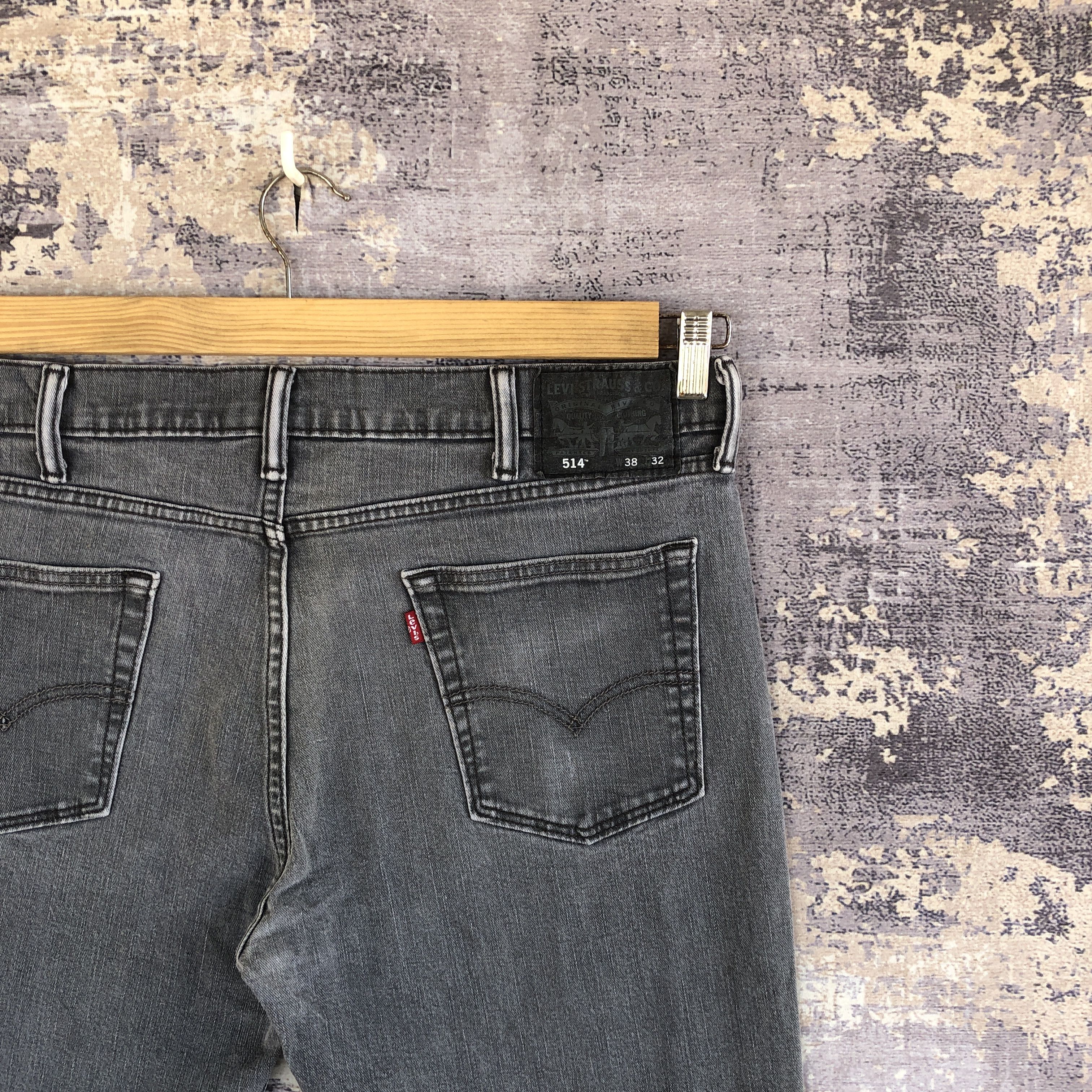 Levi's Vintage Levis Faded Black Jeans Levi's 514 Ash Gray Denim Size US 36 / EU 52 - 5 Thumbnail