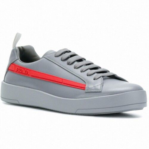 Prada o1tko10426 Sport Logo Lined Sneakers in Gray Size US 10 / EU 43 - 1 Preview