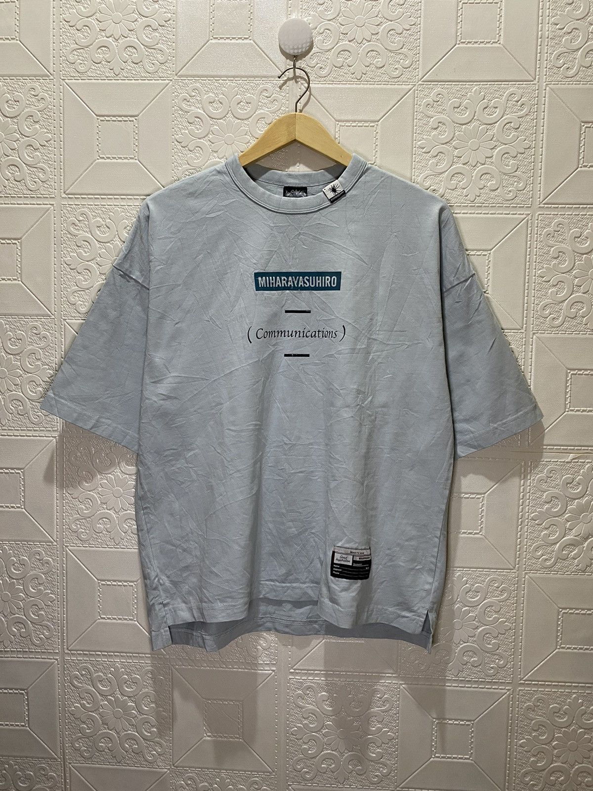 image of Gu x Miharayasuhiro Good Inspiration Shirts in Blue, Women's (Size Small)