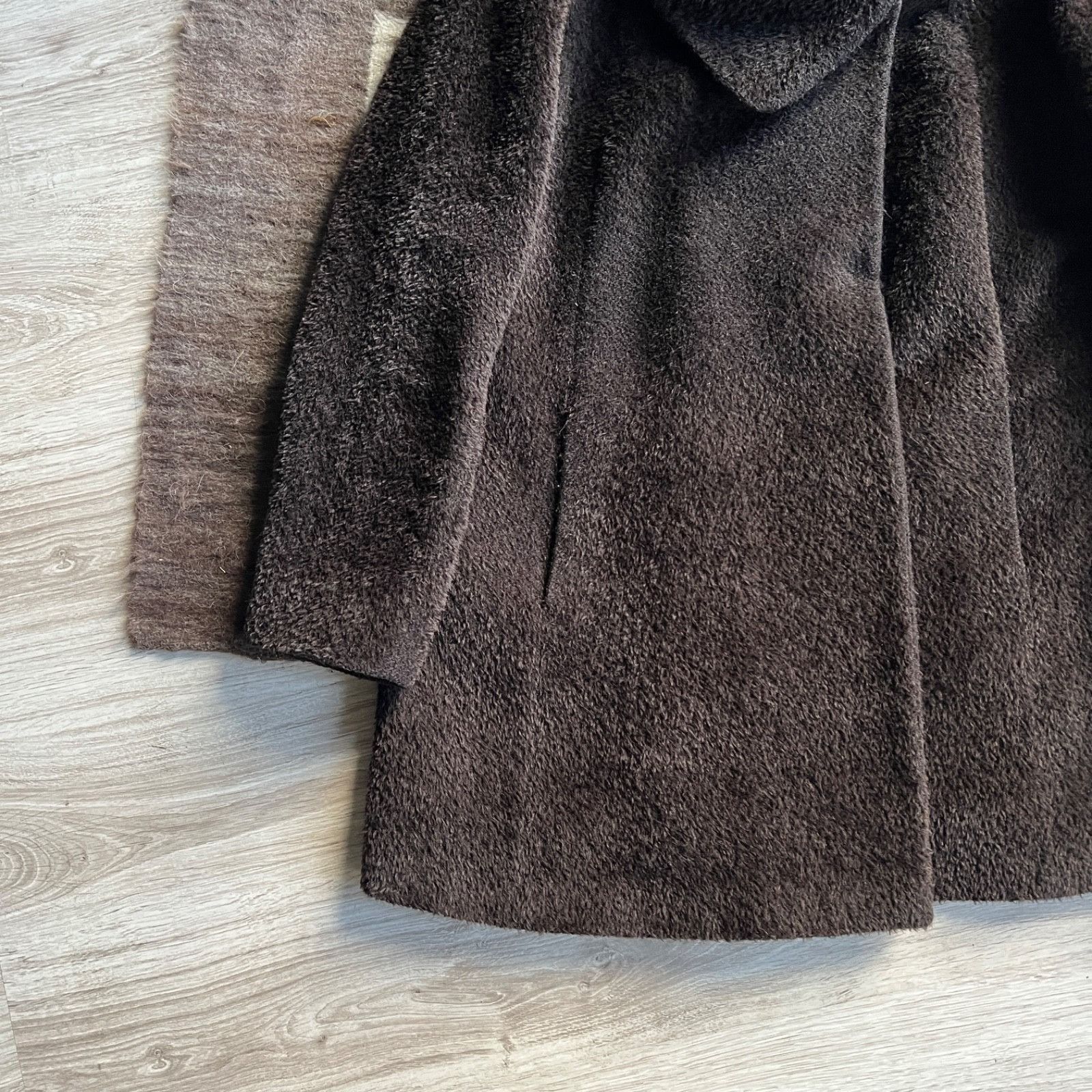 Cinzia Rocca Cinzia Rocca Alpaca Wool Italian Luxury Coat 9776AC Size L / US 10 / IT 46 - 7 Thumbnail