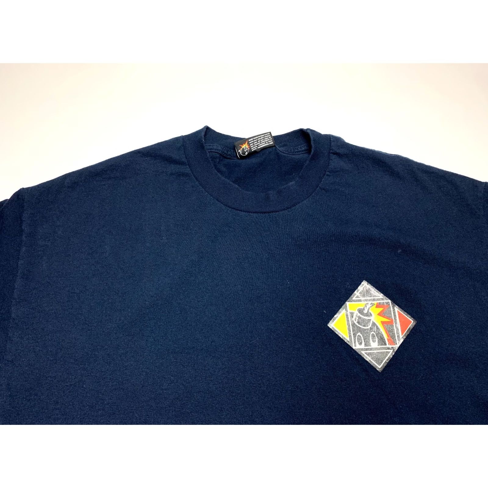 The Hundreds THE HUNDREDS Adam Bomb T-Shirt XL Navy Blue Mens Regular Short Sleeve Shirt Size US XL / EU 56 / 4 - 4 Thumbnail